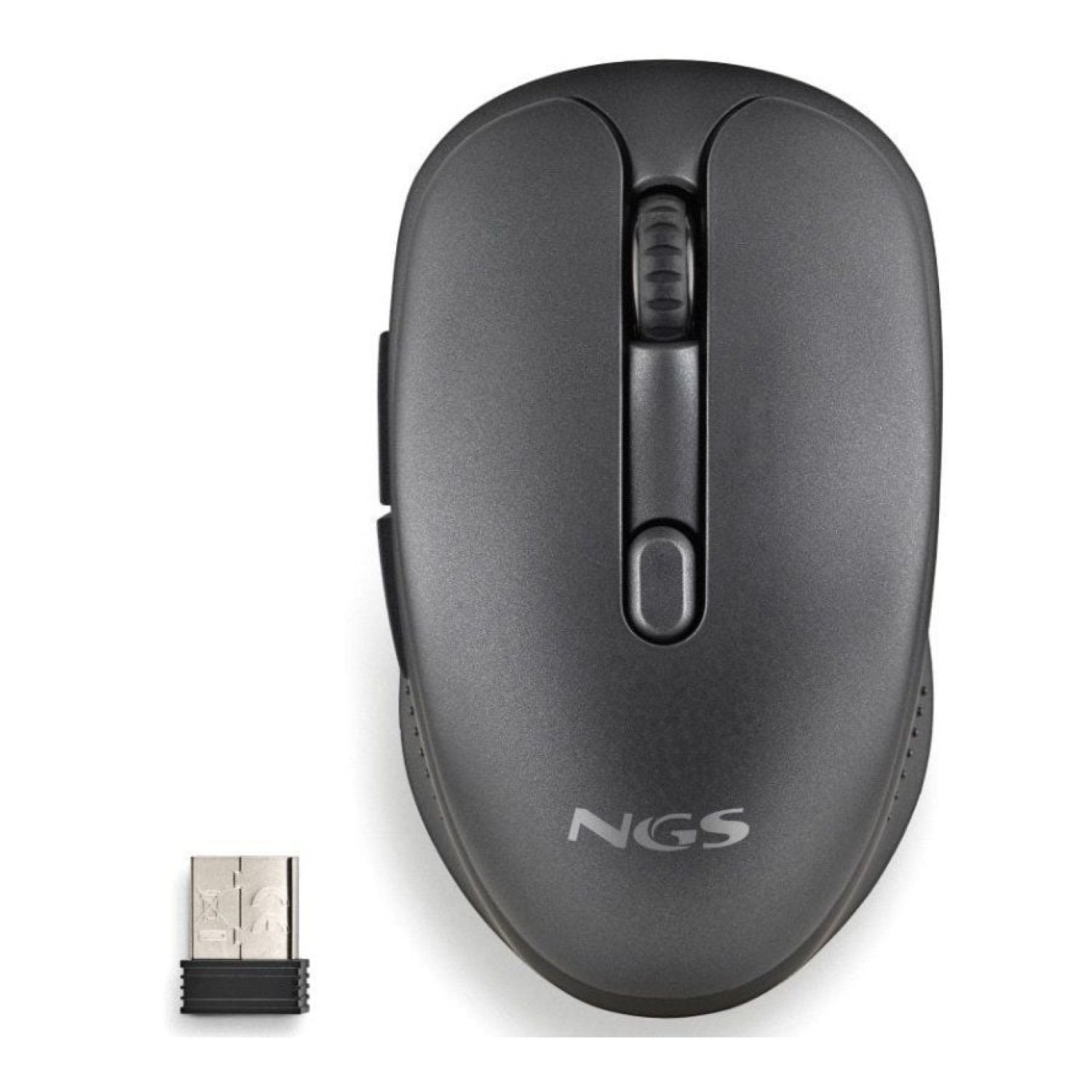 NGS Evo Spook · Ratón Inalámbrico Silencioso · 1600 DPI · Batería Recargable