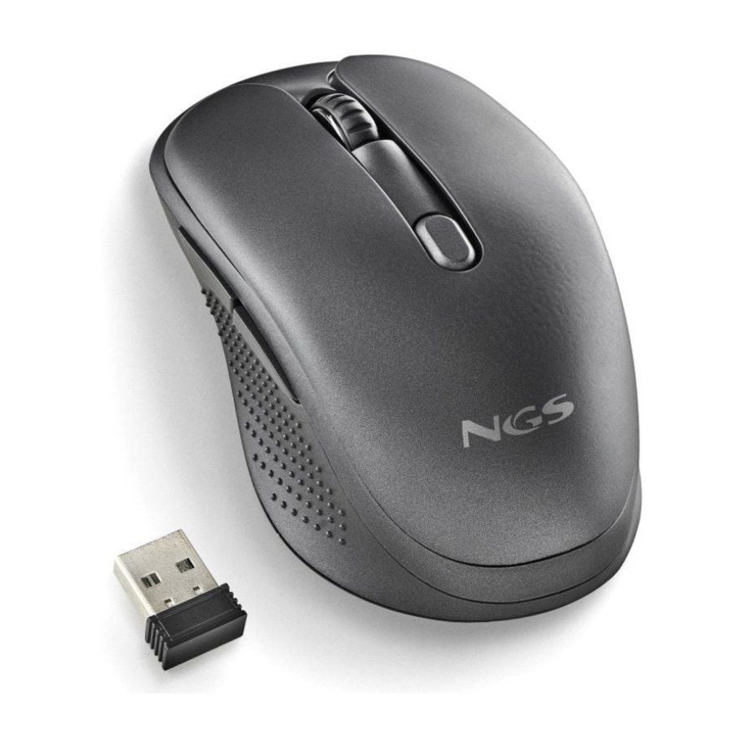NGS Evo Spook · Ratón Inalámbrico Silencioso · 1600 DPI · Batería Recargable