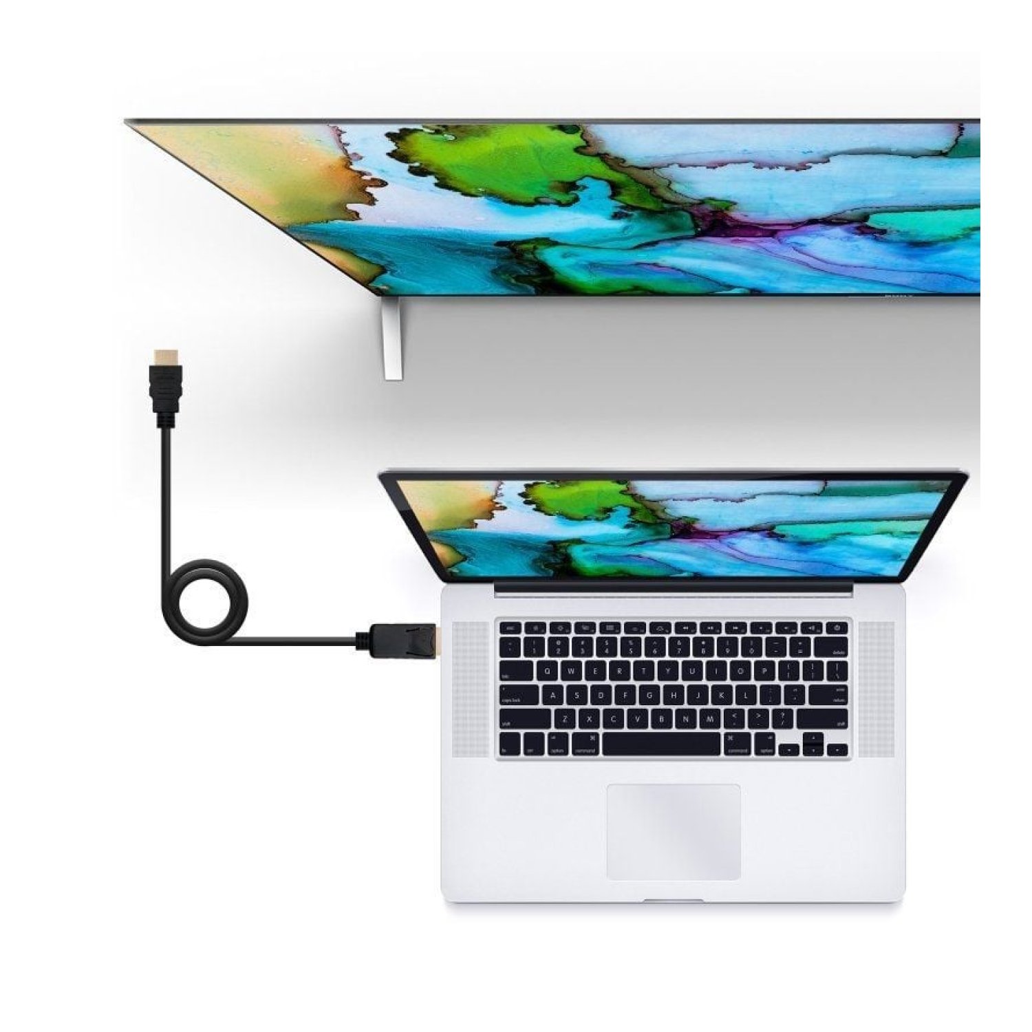 Nanocable · Conversor DisplayPort a HDMI · 10m · Negro