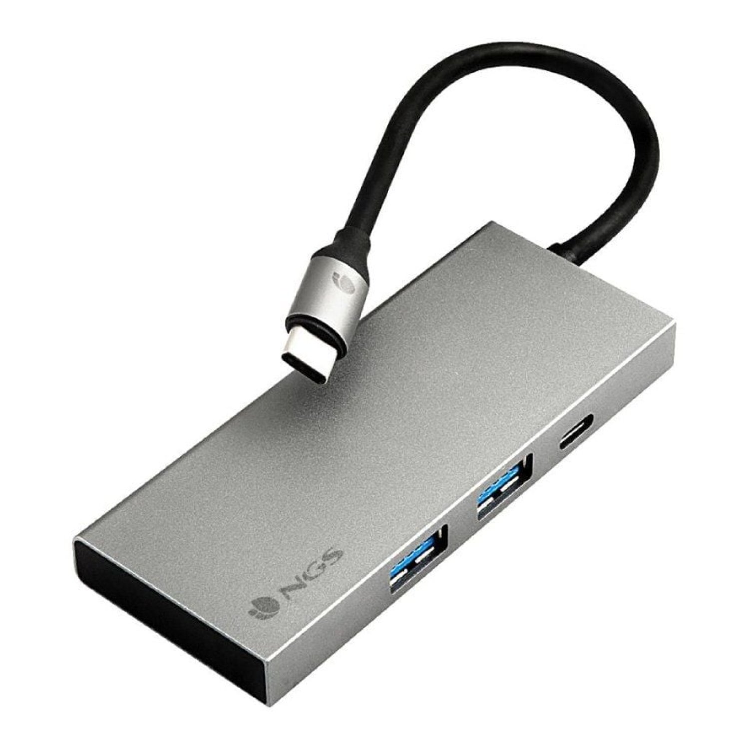 NGS WonderDock4 Pro · USB-C · 2xUSB · USB-C DP · HDMI 4K · Gris