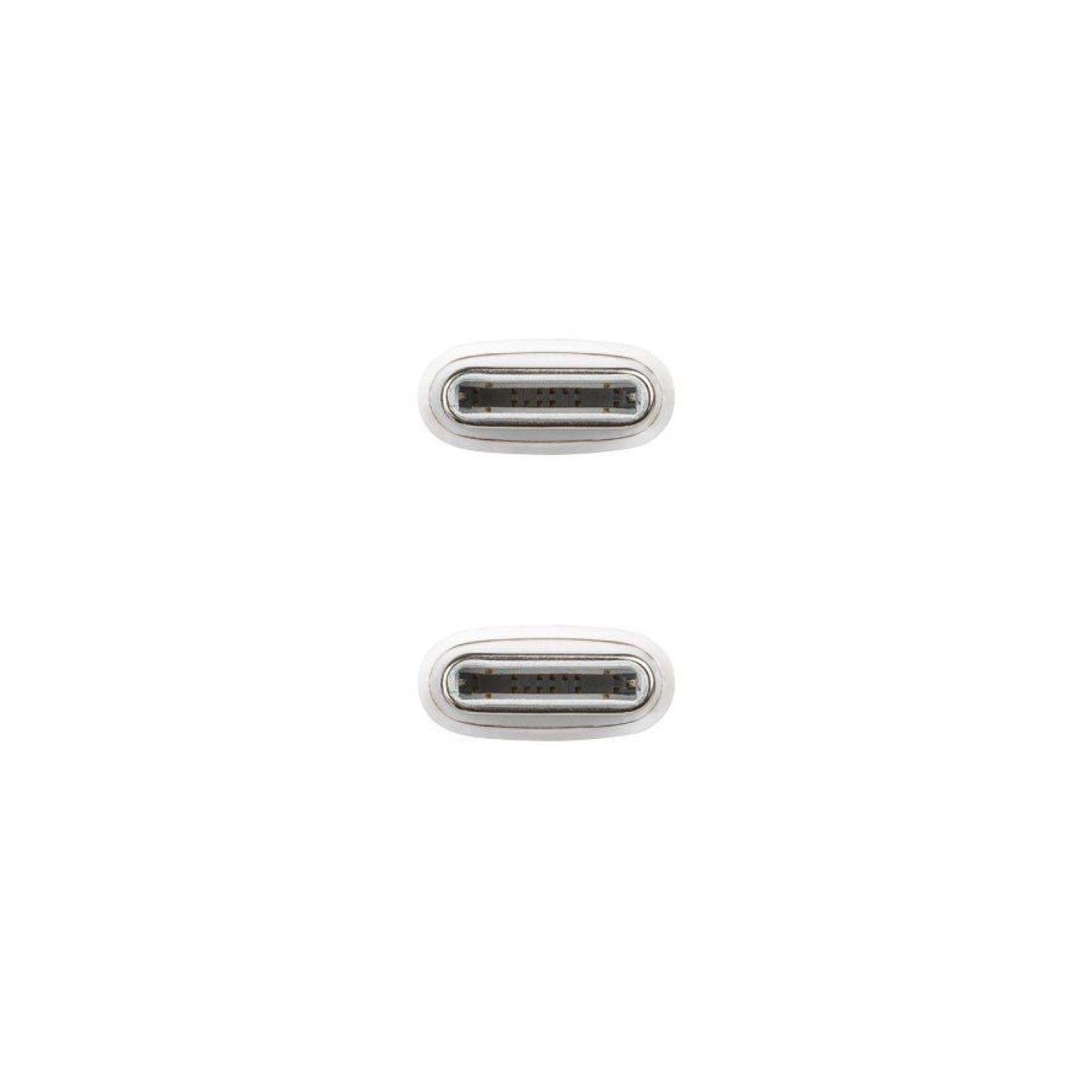 Nanocable · Cable USB-C a USB-C · 1m · 60W · 480Mbps · Blanco