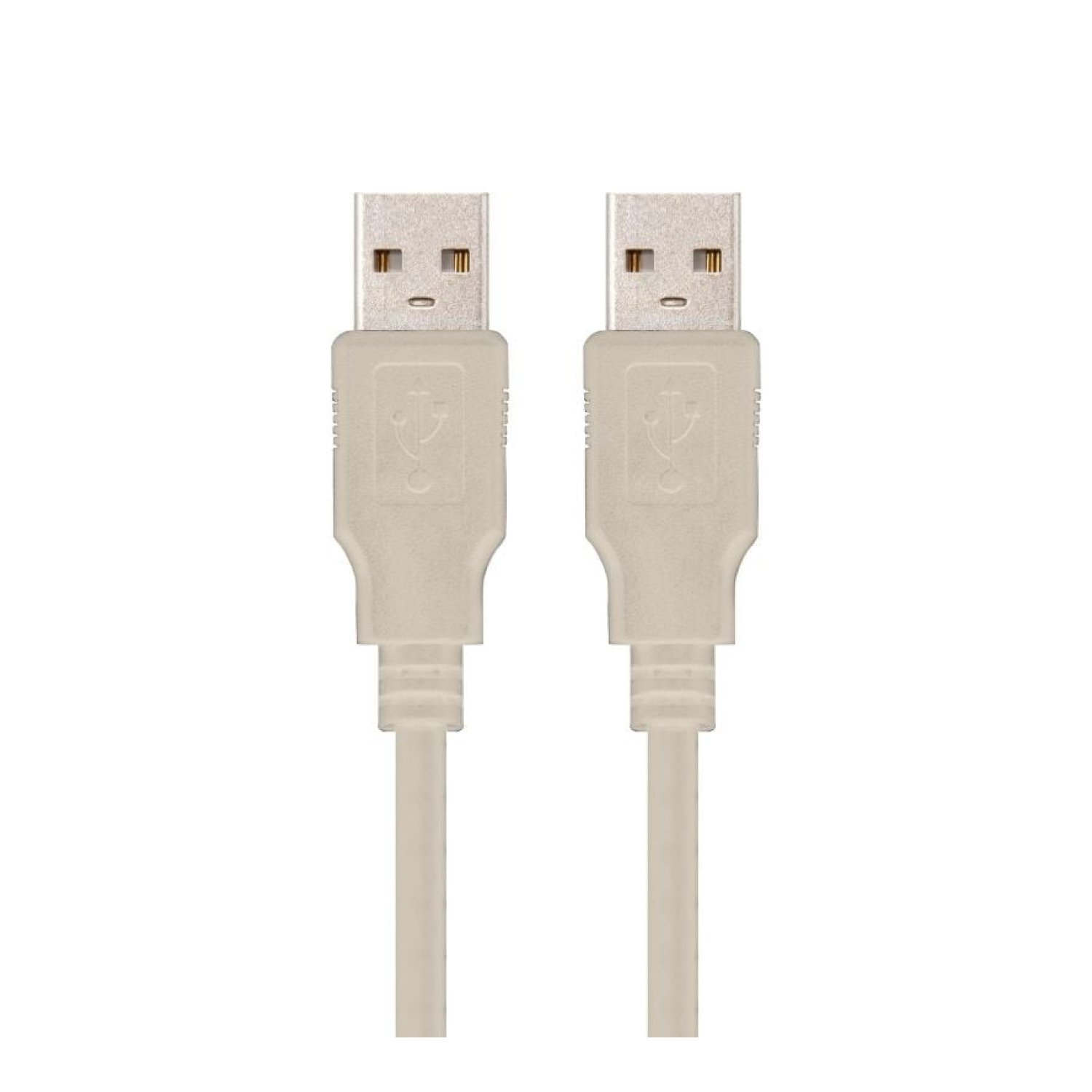 Nanocable · Cable USB 2.0 · USB Macho a Macho · 3m · Beige