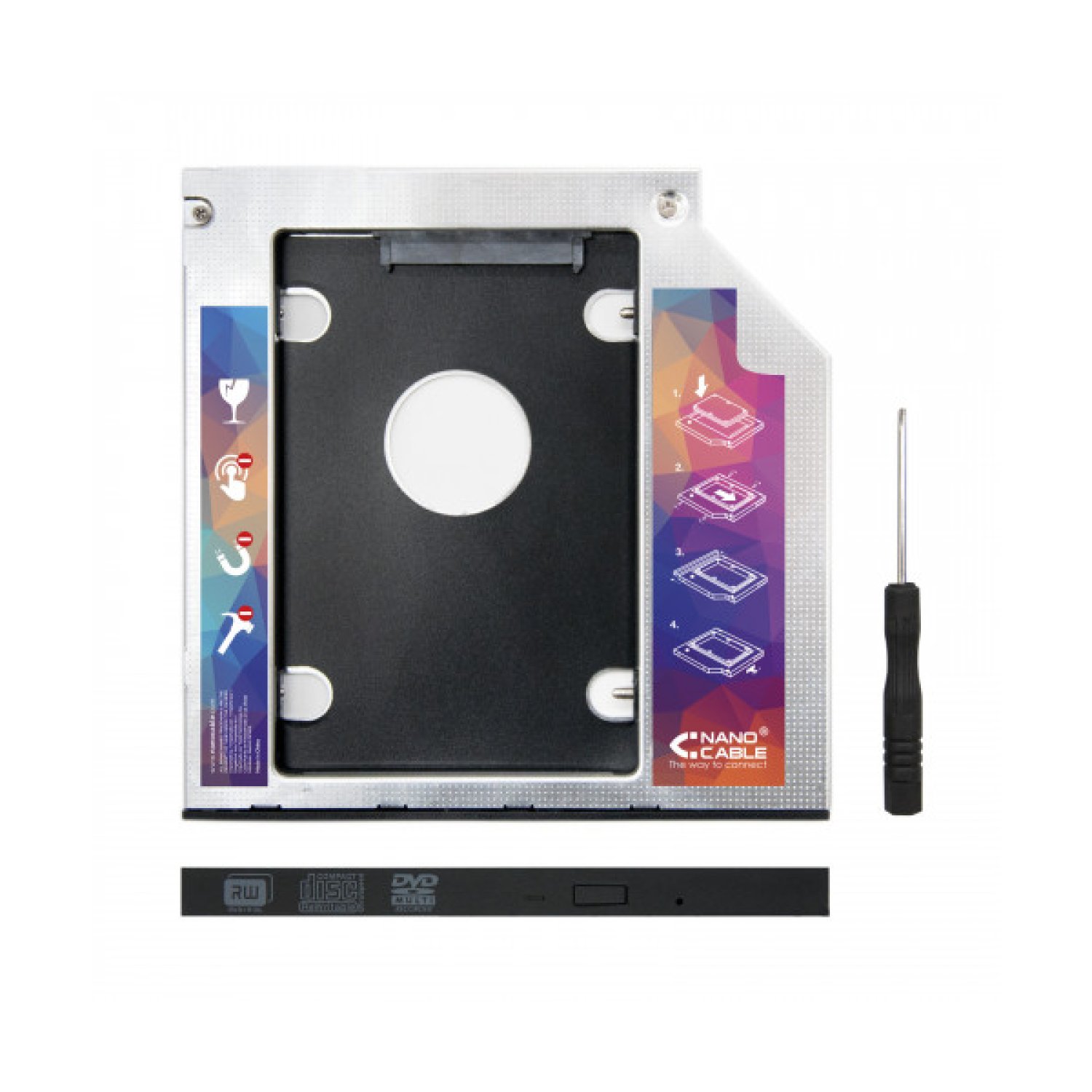 Nanocable · Adaptador Disco Duro 2,5" · Conexión 2.5" a 3.5"