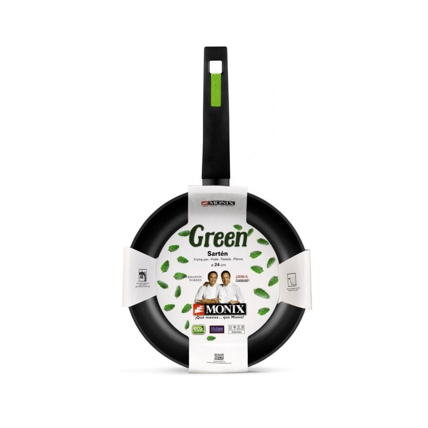 Monix Green · Sartén Inducción · Ø24cm · Aluminio Forjado