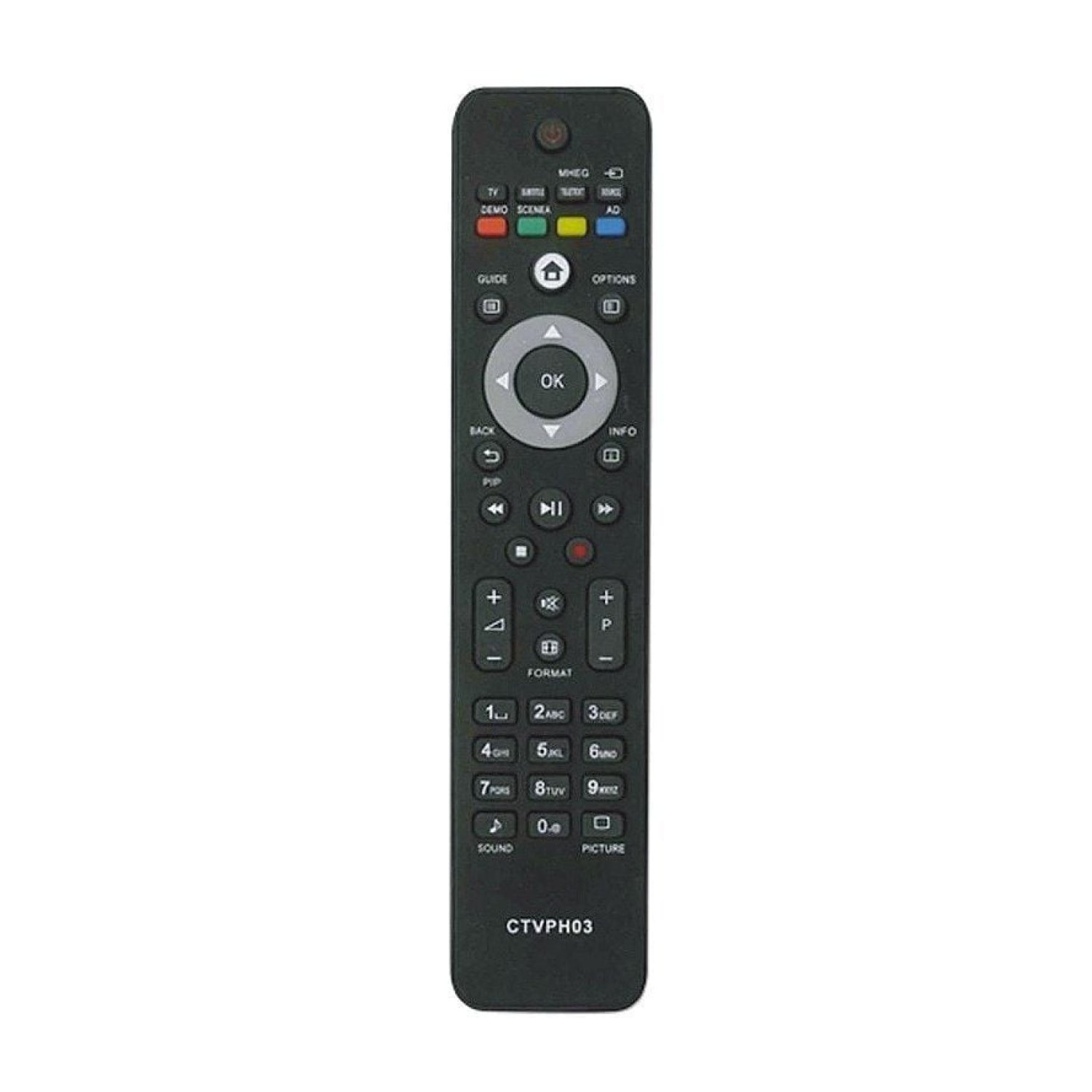 Mando Compatible Philips CTVPH03 · Control Remoto TV