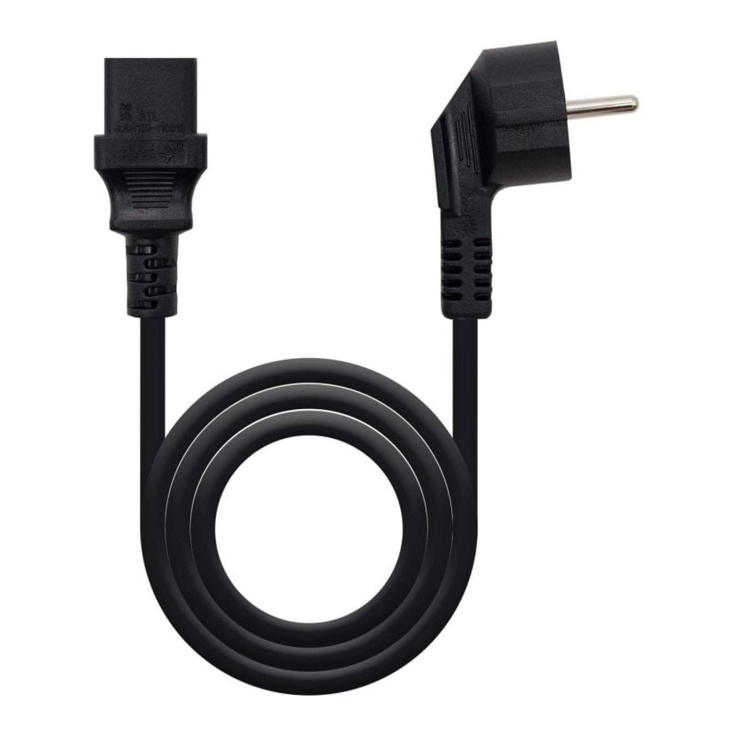 Nanocable · Cable Alimentación · Schuko a C13 · 3m · Negro