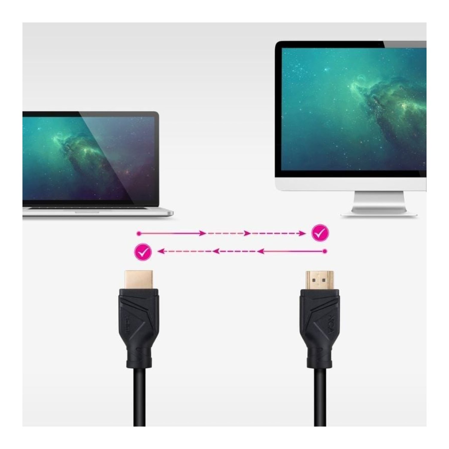 Nanocable Cable HDMI 2.1 · 8K · 1m · Macho/Macho · Negro