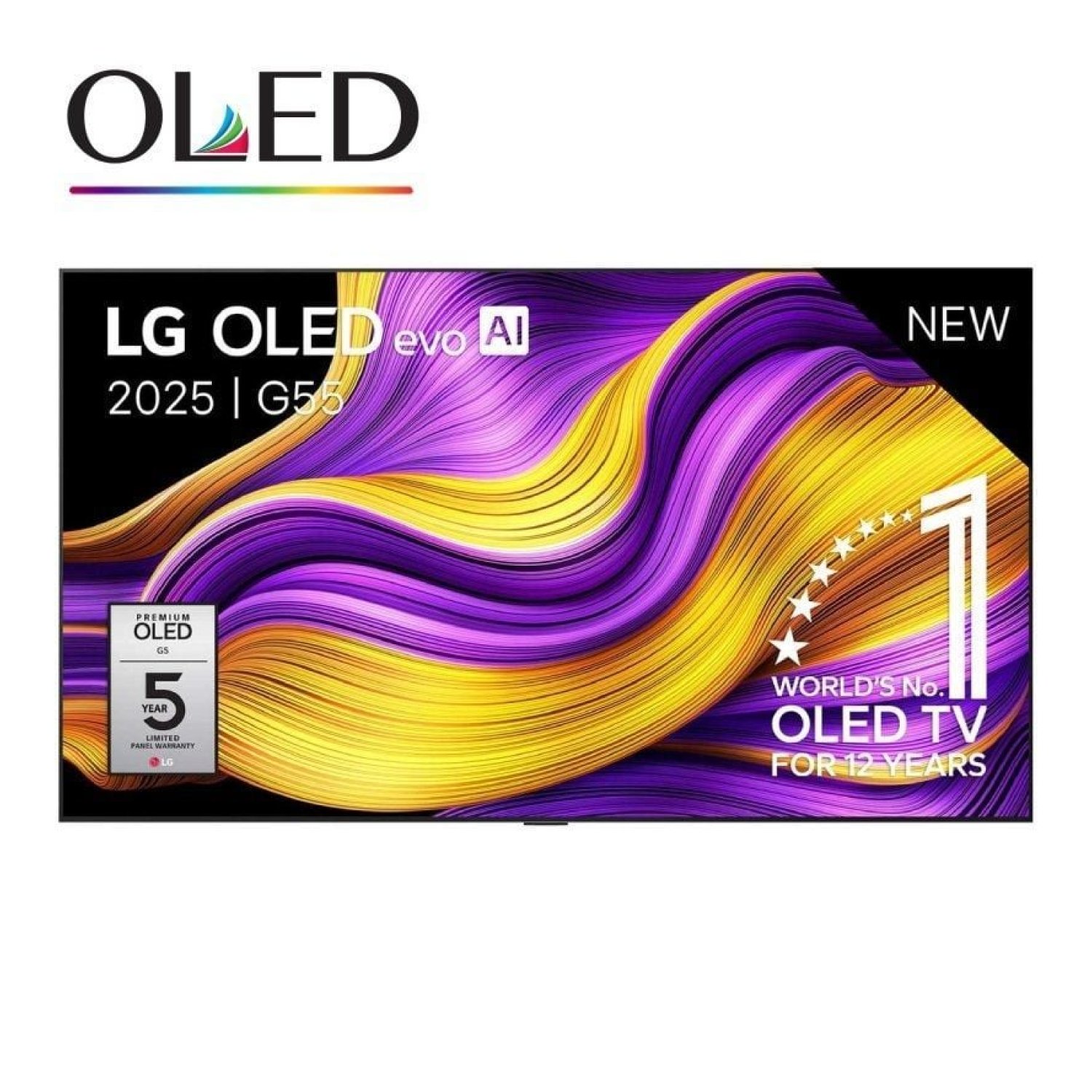 LG OLED Evo AI G5 · 55" · 4K Ultra HD · Smart TV · WiFi