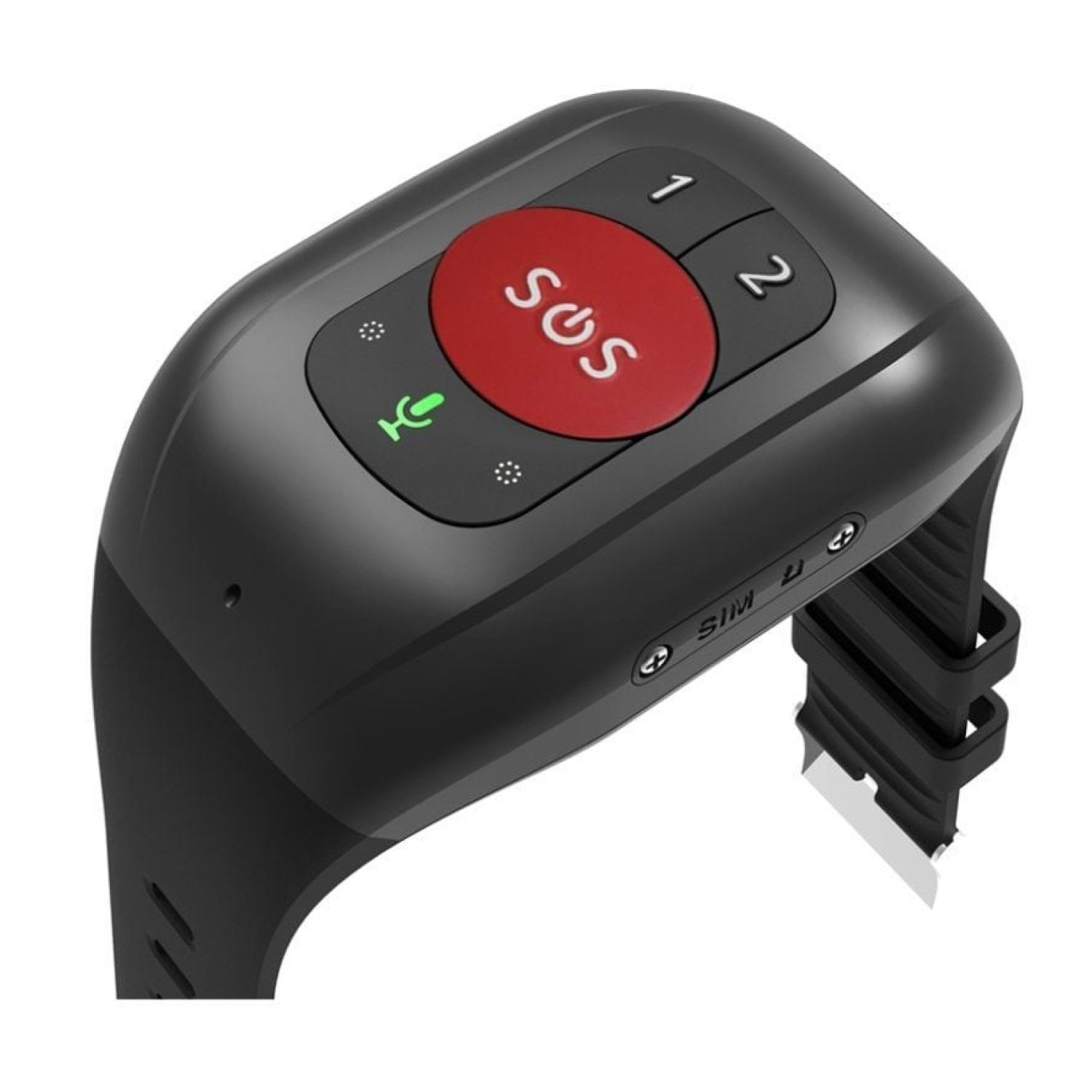 Leotec Senior Smart Band 4G · Pulsera Smartwatch · Roja y Negra
