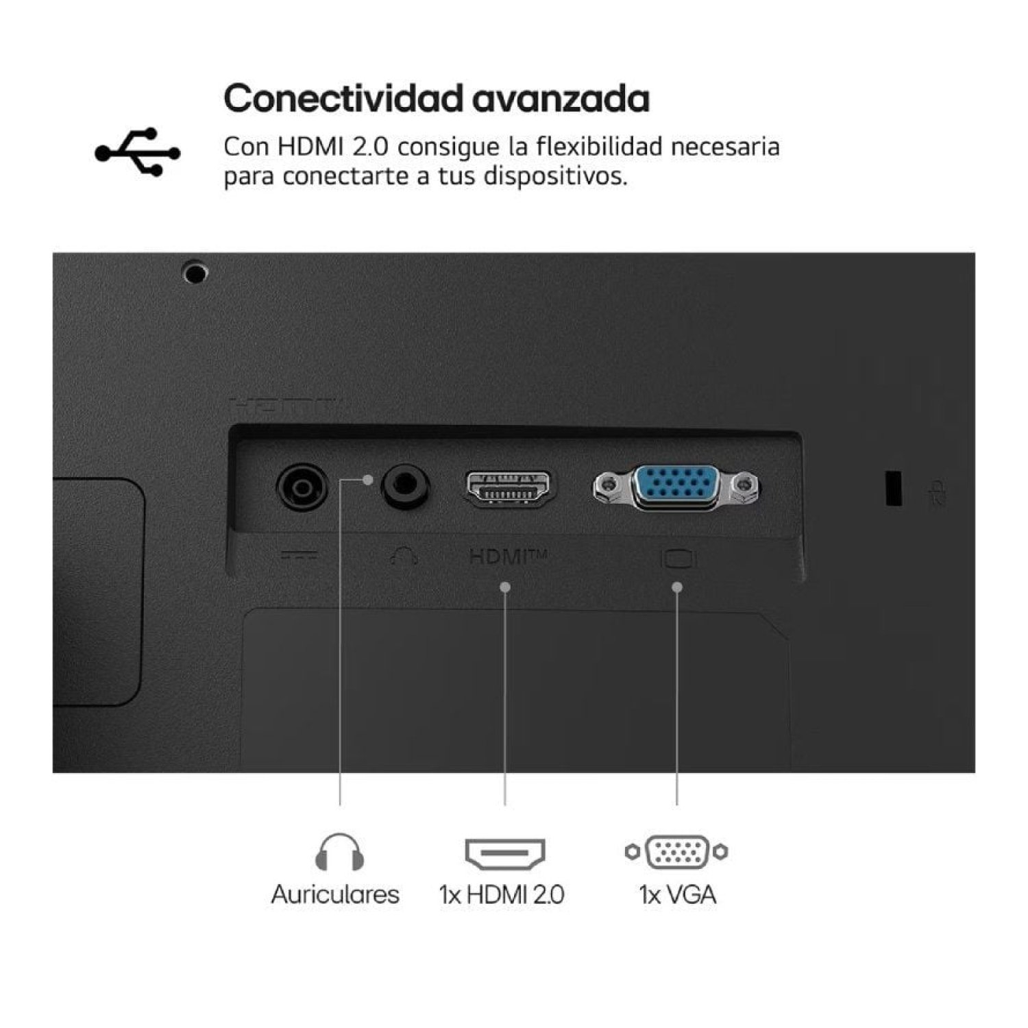 LG Monitor 24U411A-B · 23,8" Full HD · Negro