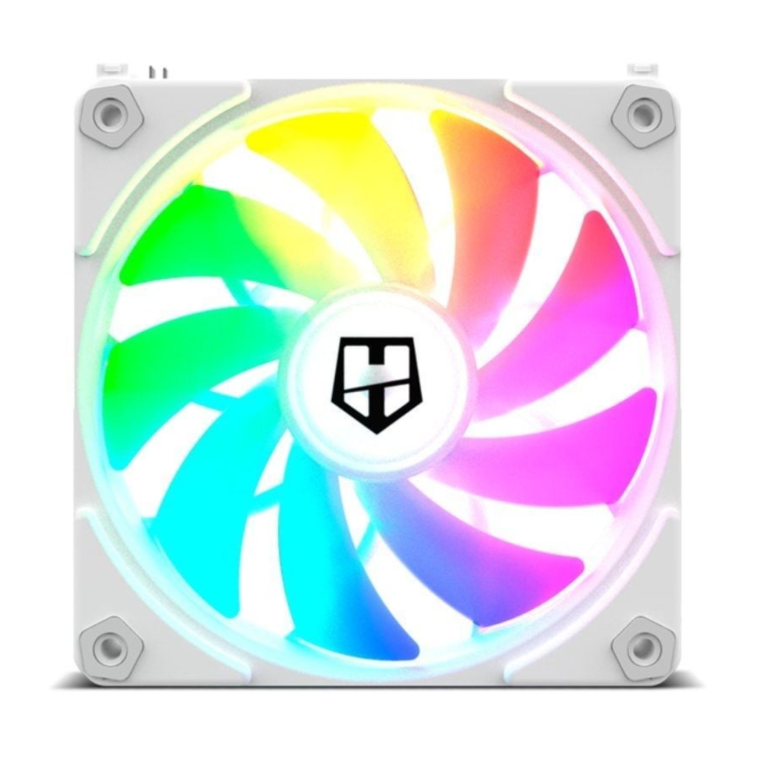 Nox Easy Link · Ventilador ARGB · 12cm · Blanco