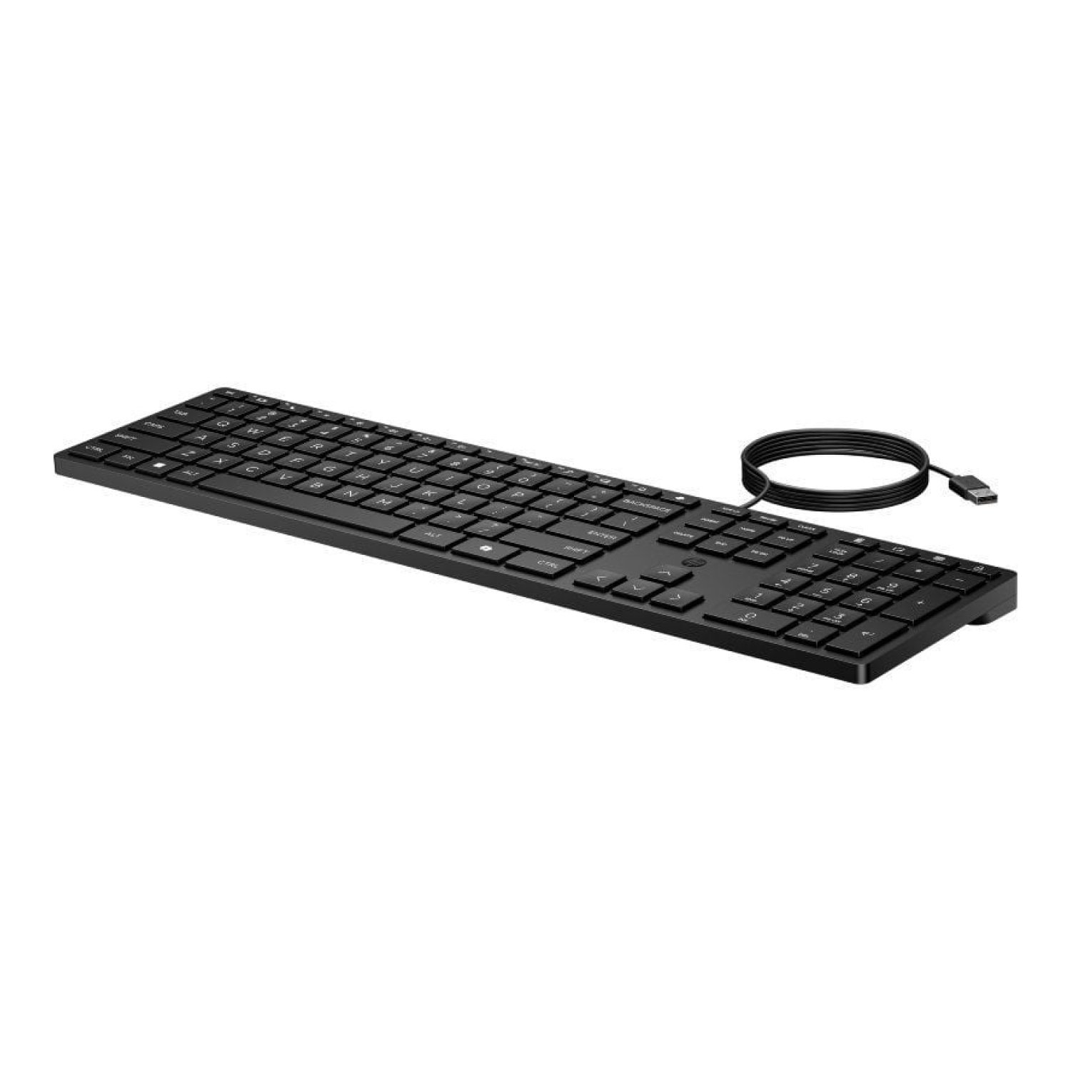 HP Teclado 320K · Negro · Conector USB