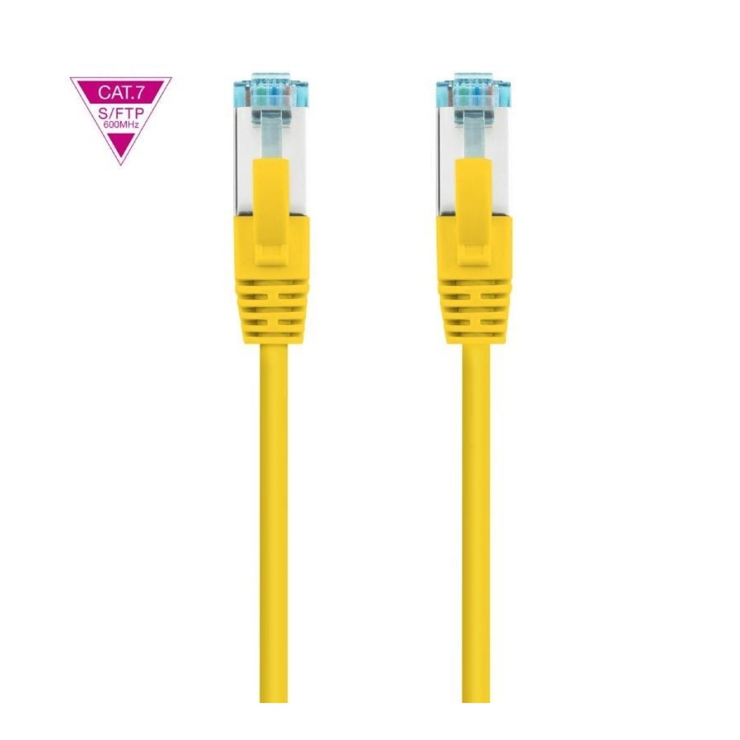 Nanocable · Cable RJ45 SFTP Cat.7 · 25cm · Amarillo · LSZH