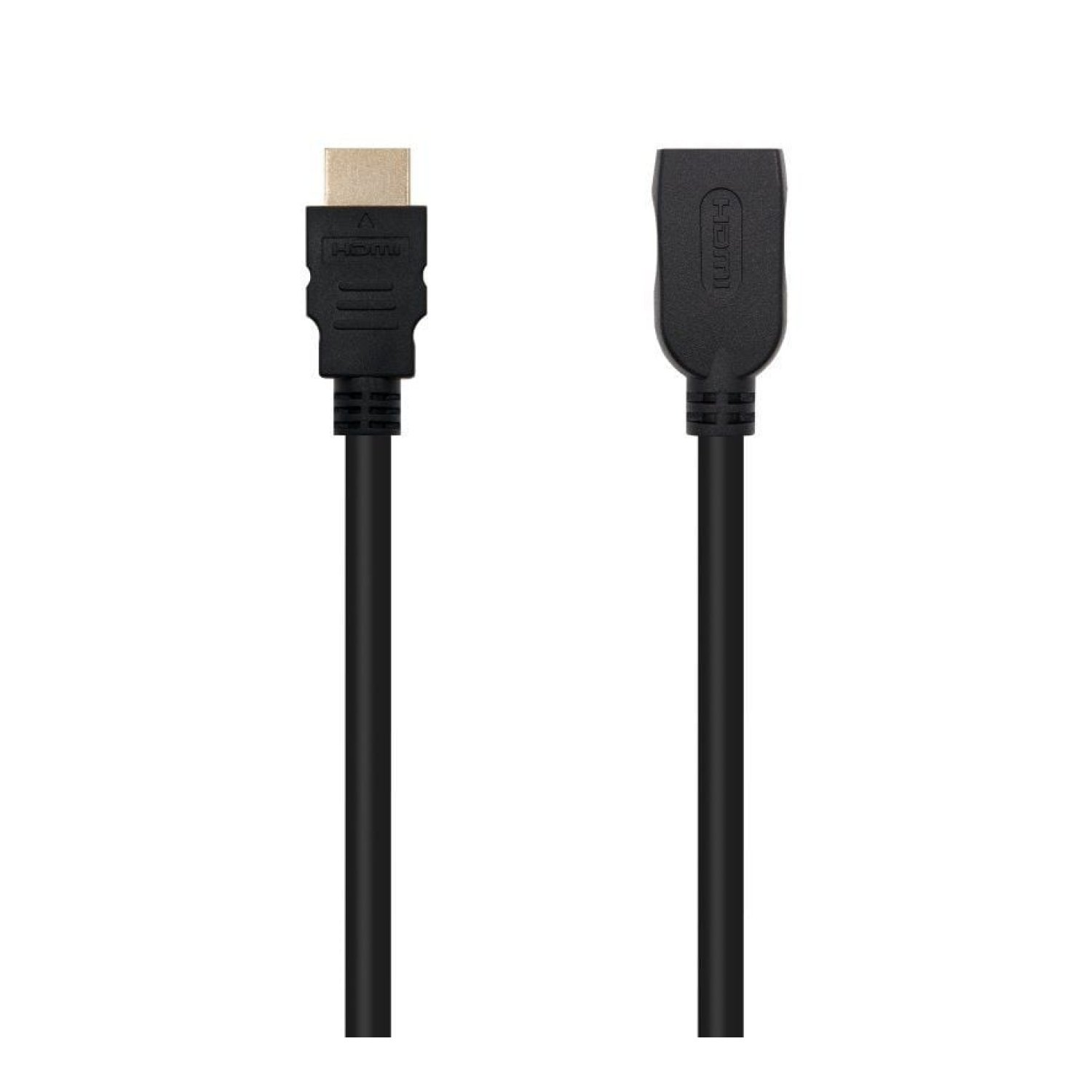 Nanocable · Cable Alargador HDMI · 3m · HDMI Macho-Hembra · Negro