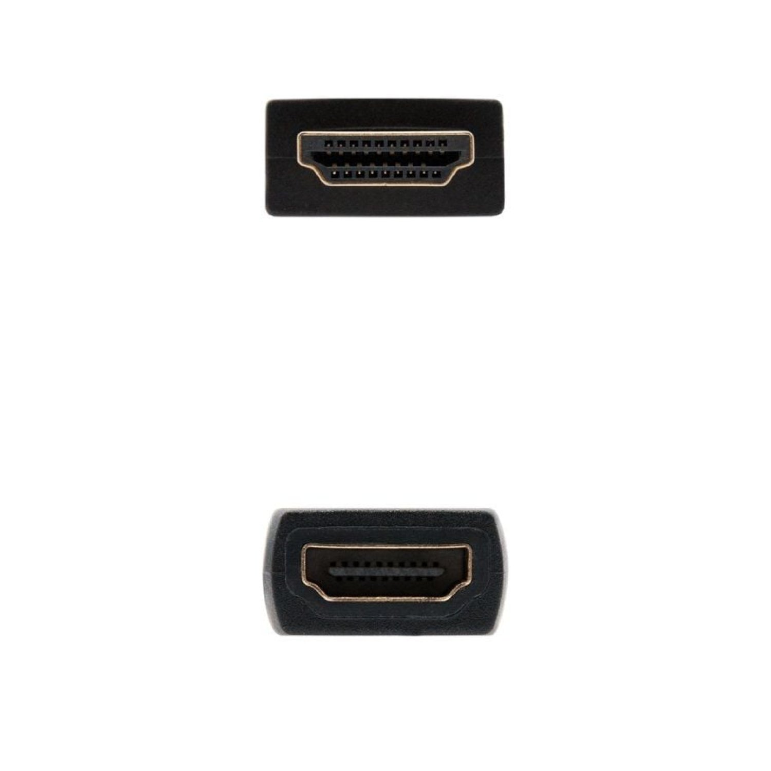 Nanocable · Cable Alargador HDMI · 3m · HDMI Macho-Hembra · Negro