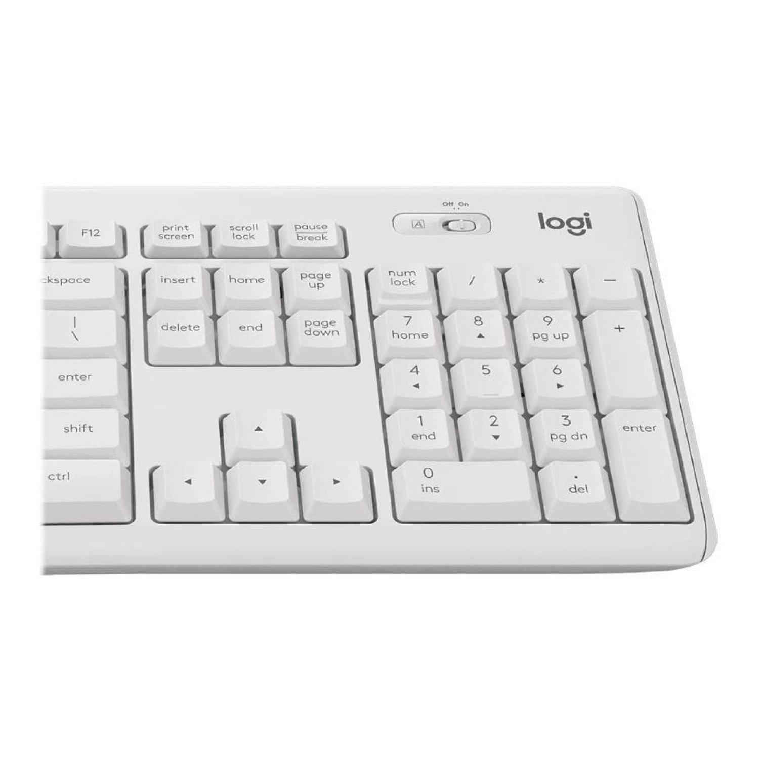 Logitech Silent Touch MK295 · Teclado y Ratón Inalámbricos · Blanco