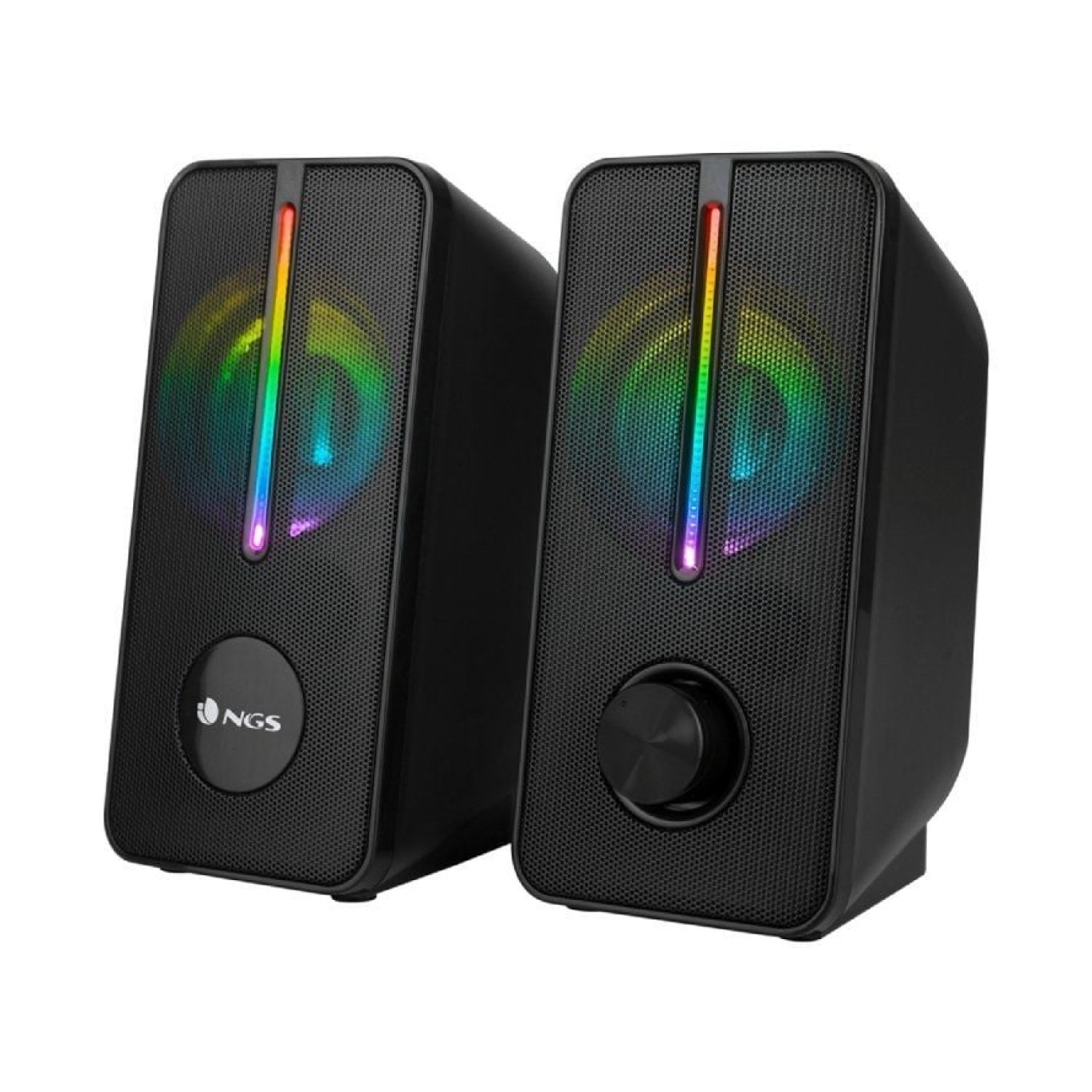 NGS GSX-150 · Altavoces Gaming 2.0 · 12W · Negros
