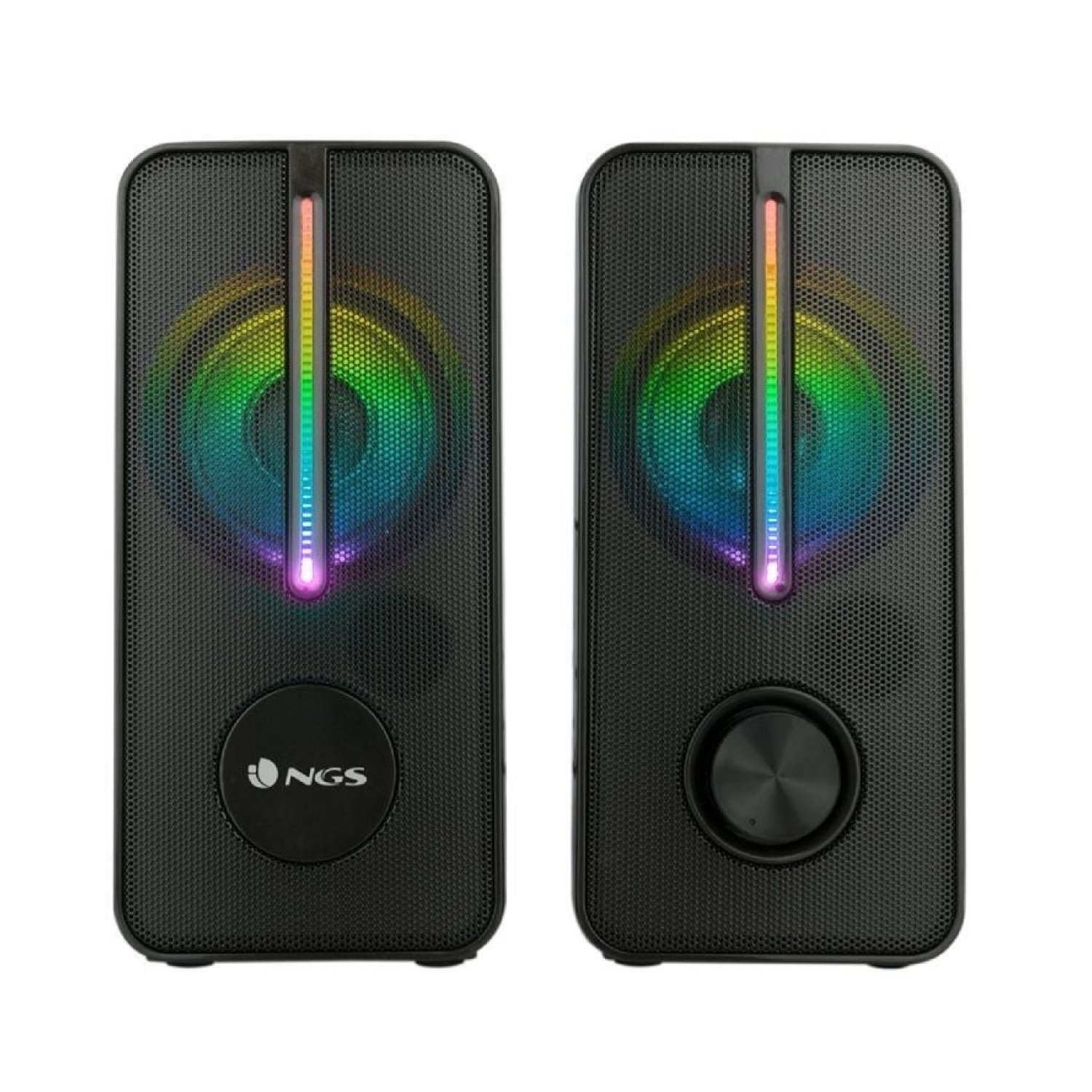 NGS GSX-150 · Altavoces Gaming 2.0 · 12W · Negros