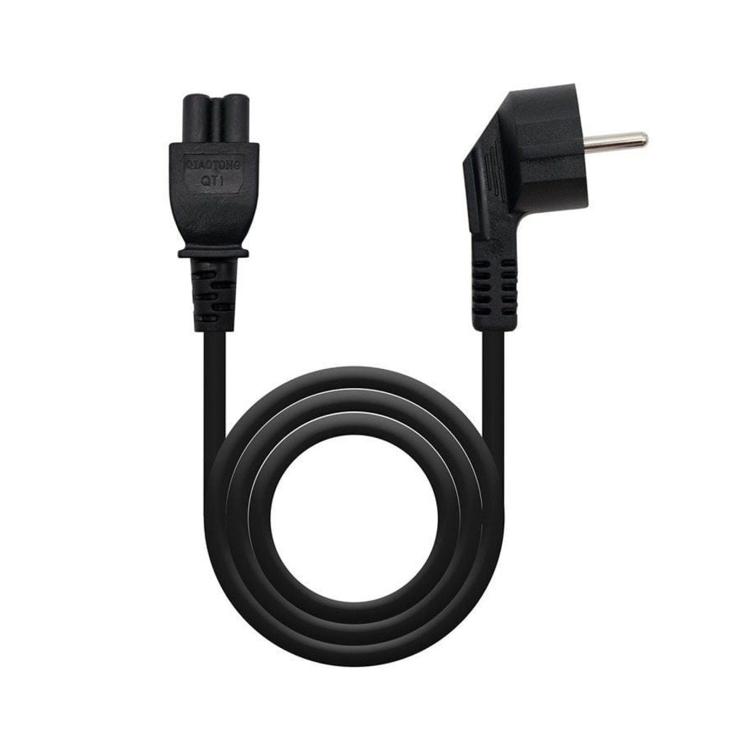 Nanocable · Cable Alimentación · Schuko Macho a C5 Hembra · 1,5m · Negro