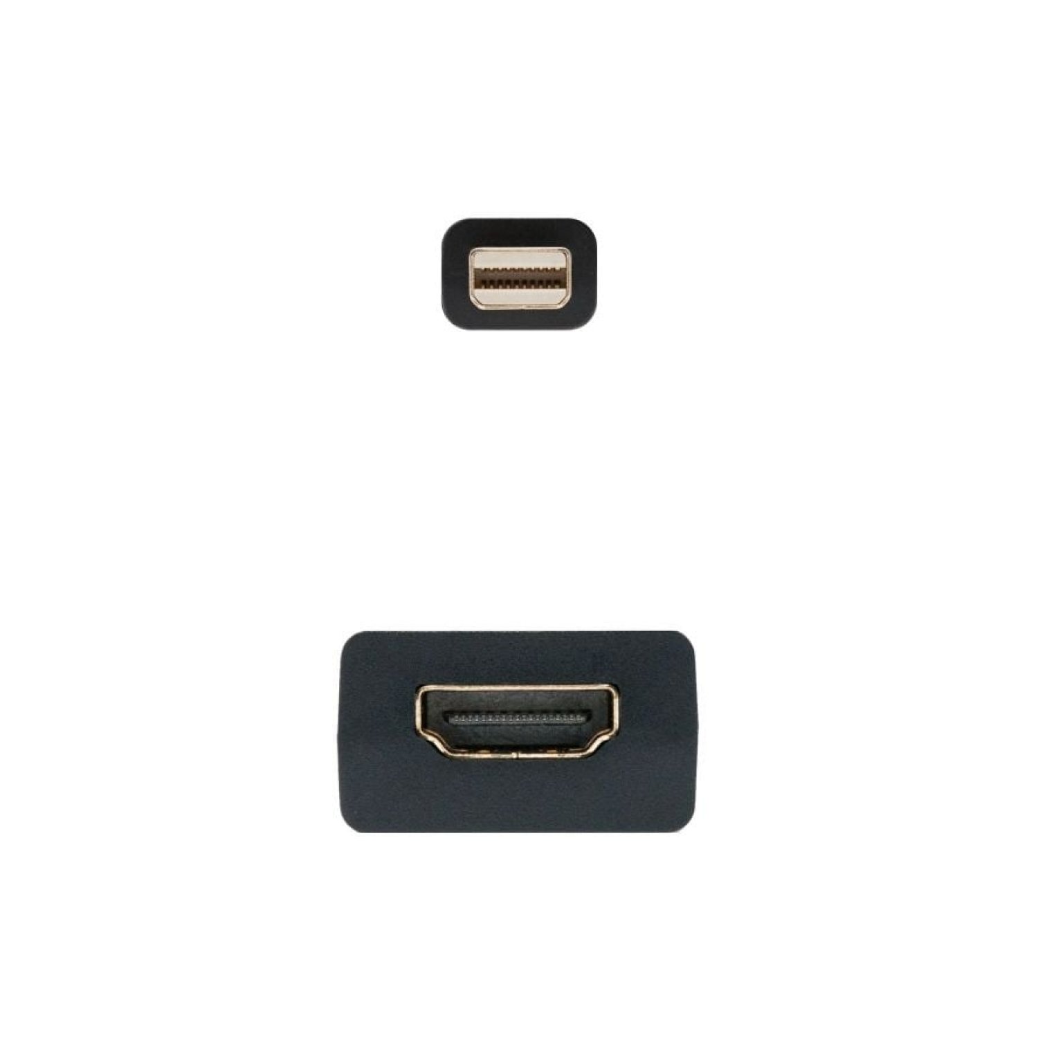 Nanocable · Conversor Mini DisplayPort a HDMI · 15cm · Negro
