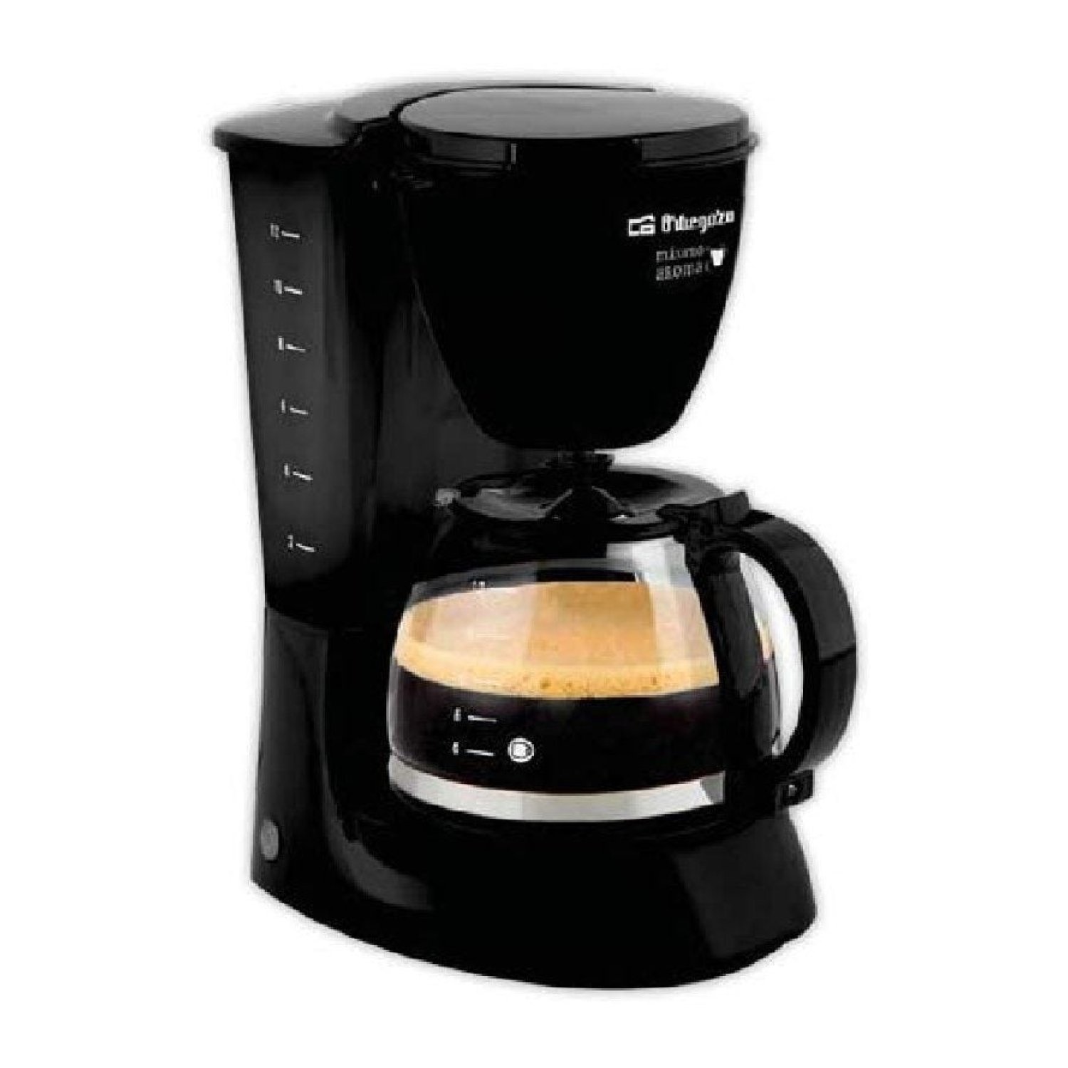 Orbegozo CG 4060N · Cafetera de Goteo · 12 Tazas · Negra