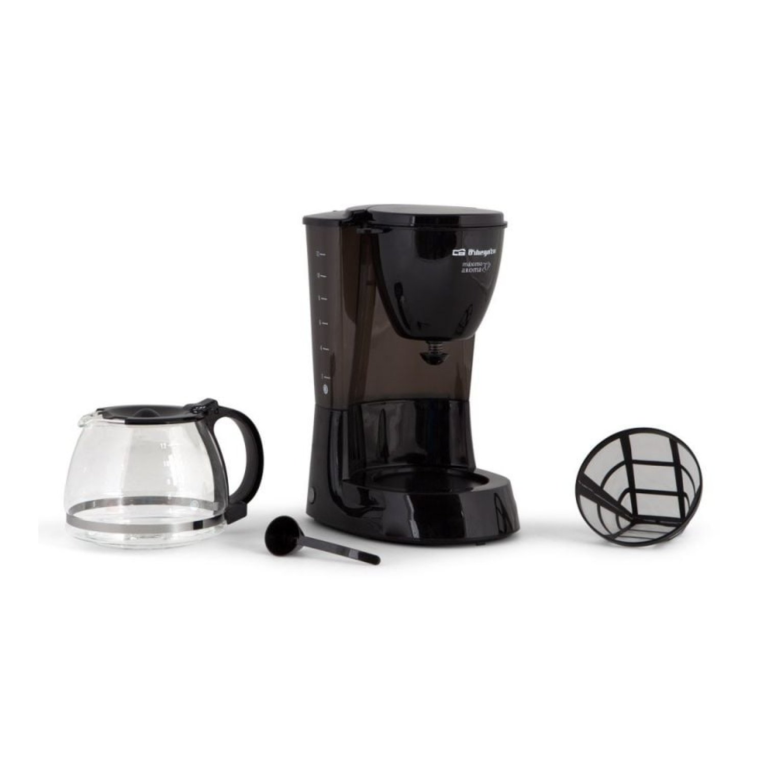 Orbegozo CG 4060N · Cafetera de Goteo · 12 Tazas · Negra