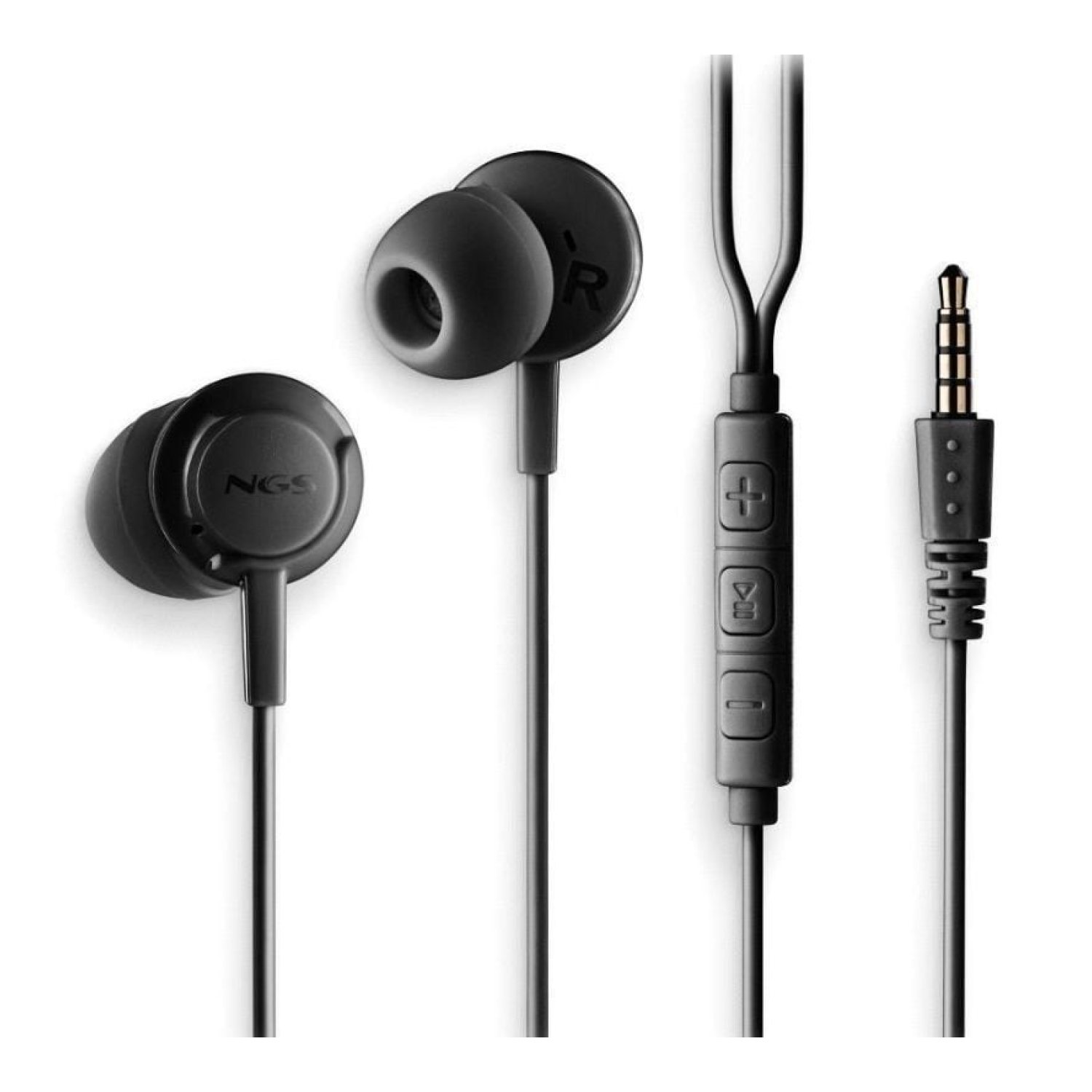 NGS Cross Drift · Auriculares Intrauditivos · Micrófono · Jack 3.5 · Negros
