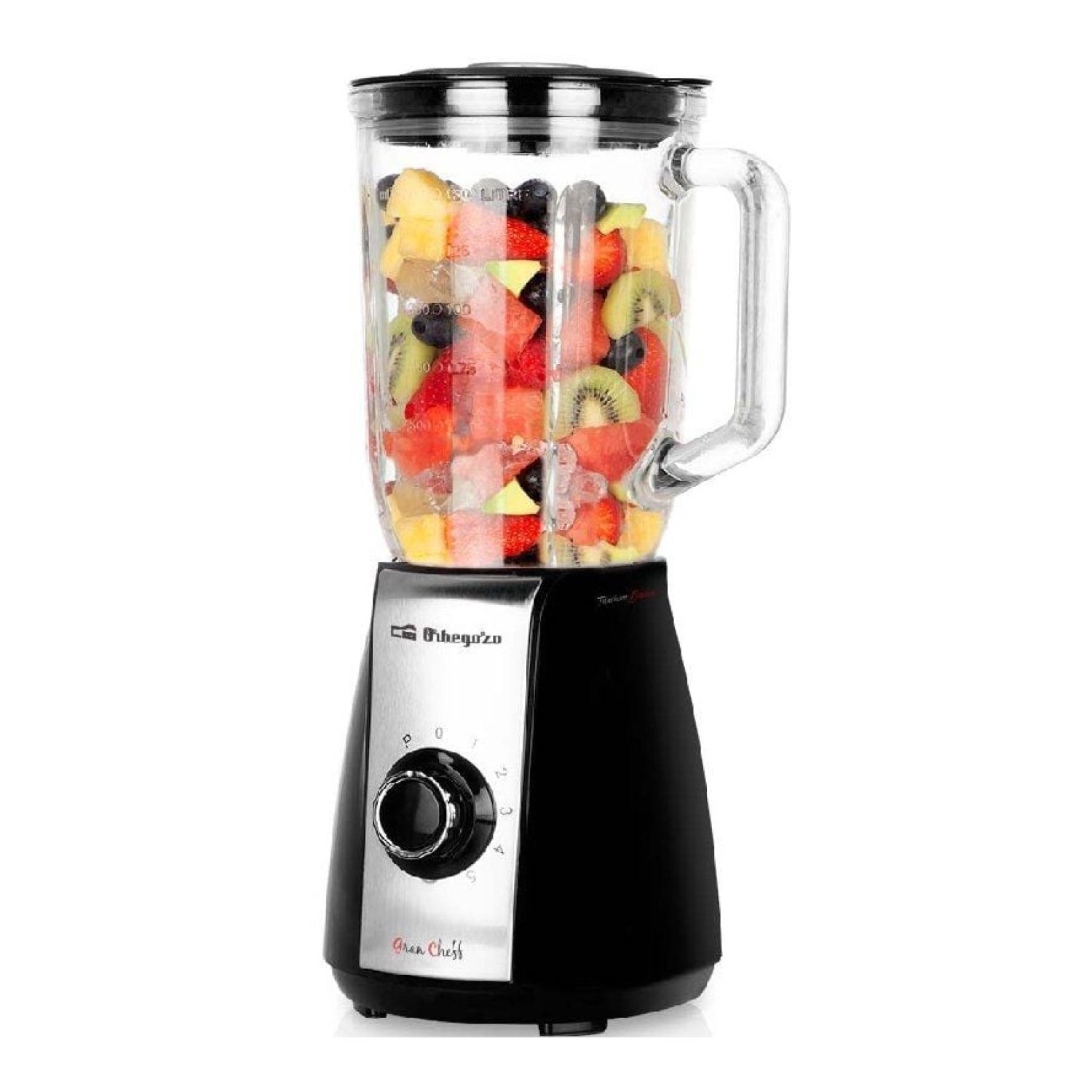Orbegozo BV 6575 · Batidora de Vaso · 600W · 5 Velocidades · 1,5L