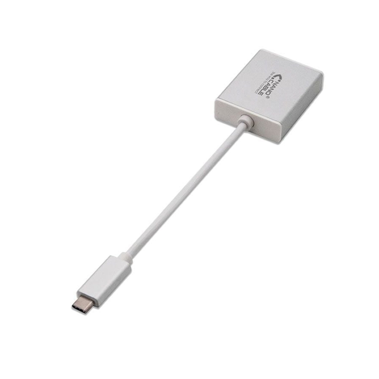 Nanocable · Conversor USB-C a VGA · Macho-Hembra