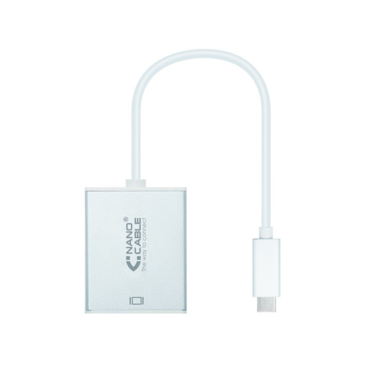 Nanocable · Conversor USB-C a VGA · Macho-Hembra