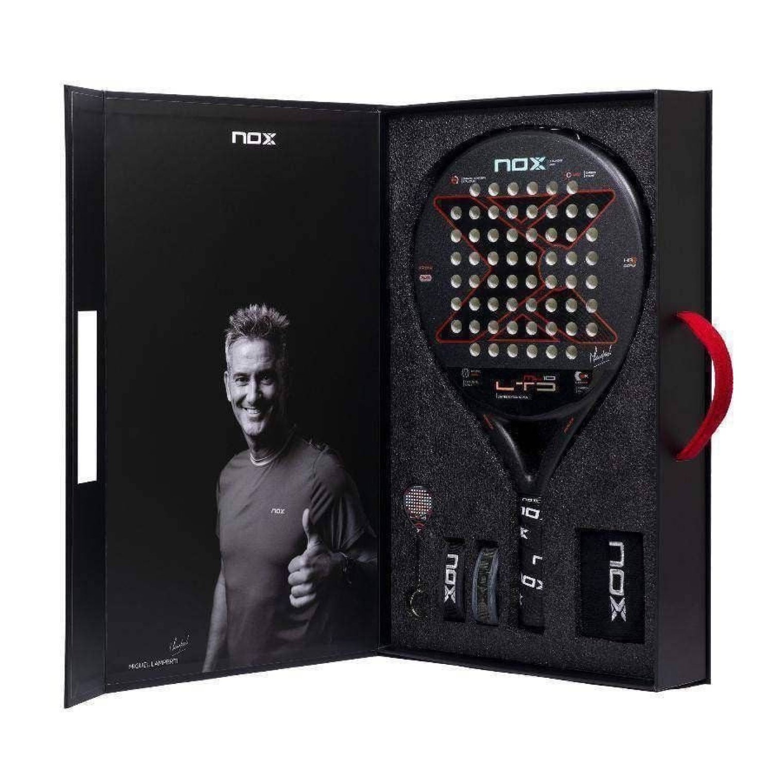 NoxSport ML10 Pro Cup LTD 2023 · Pala de Pádel · Pack con 5 Accesorios