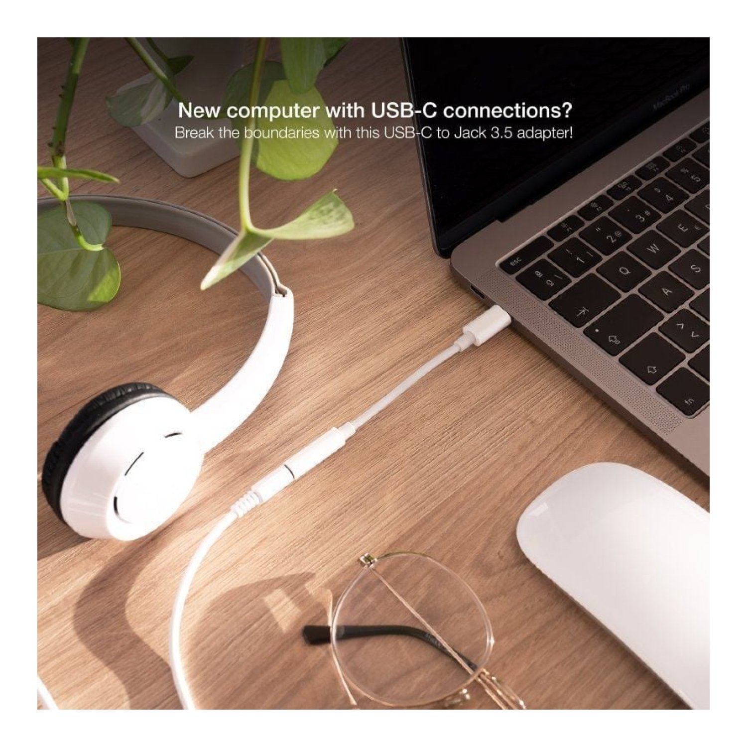 Nanocable · Conversor USB Tipo-C a Jack 3,5mm · USB-C Macho · Audio Estéreo