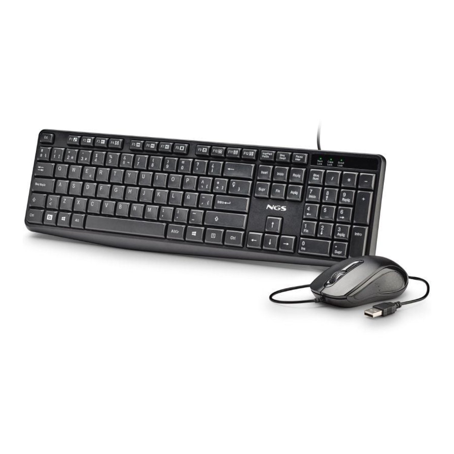 NGS Cocoa KIT V2 · Teclado y Ratón Inalámbricos