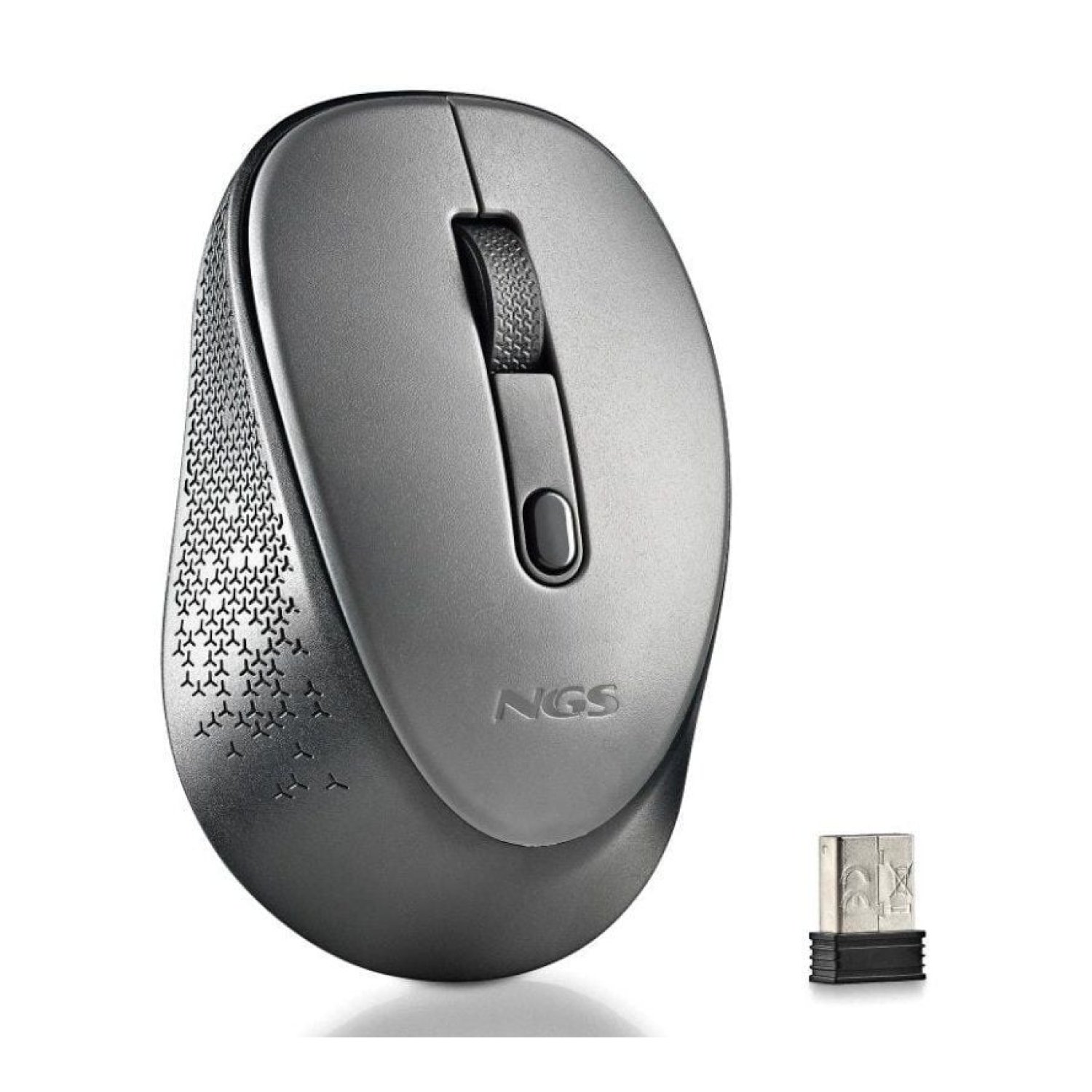 NGS Dew Gray · Ratón Inalámbrico · Hasta 1600 DPI