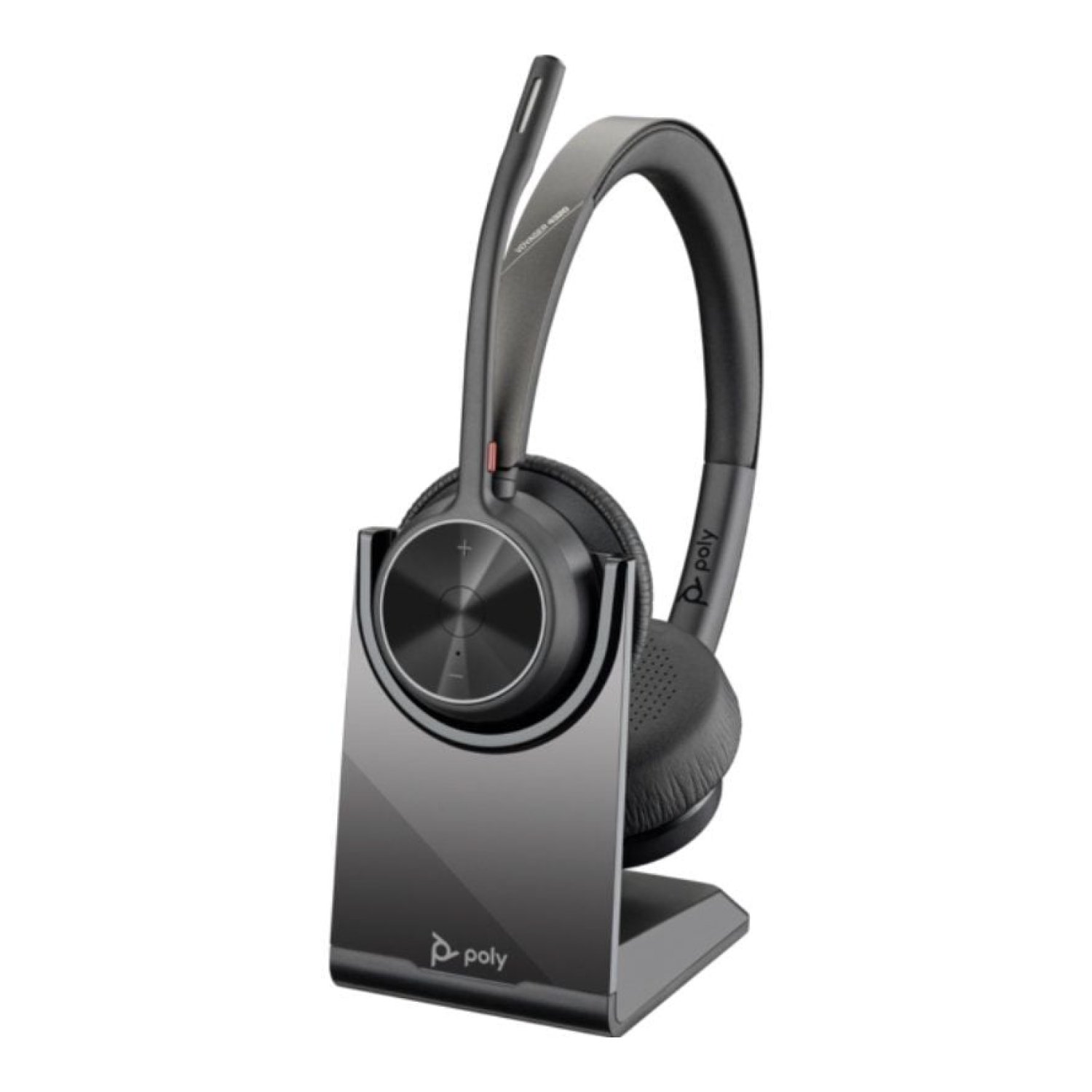Poly Voyager 4320 UC · Auriculares Inalámbricos · Bluetooth · Micrófono · Base de Carga · Adaptador BT700