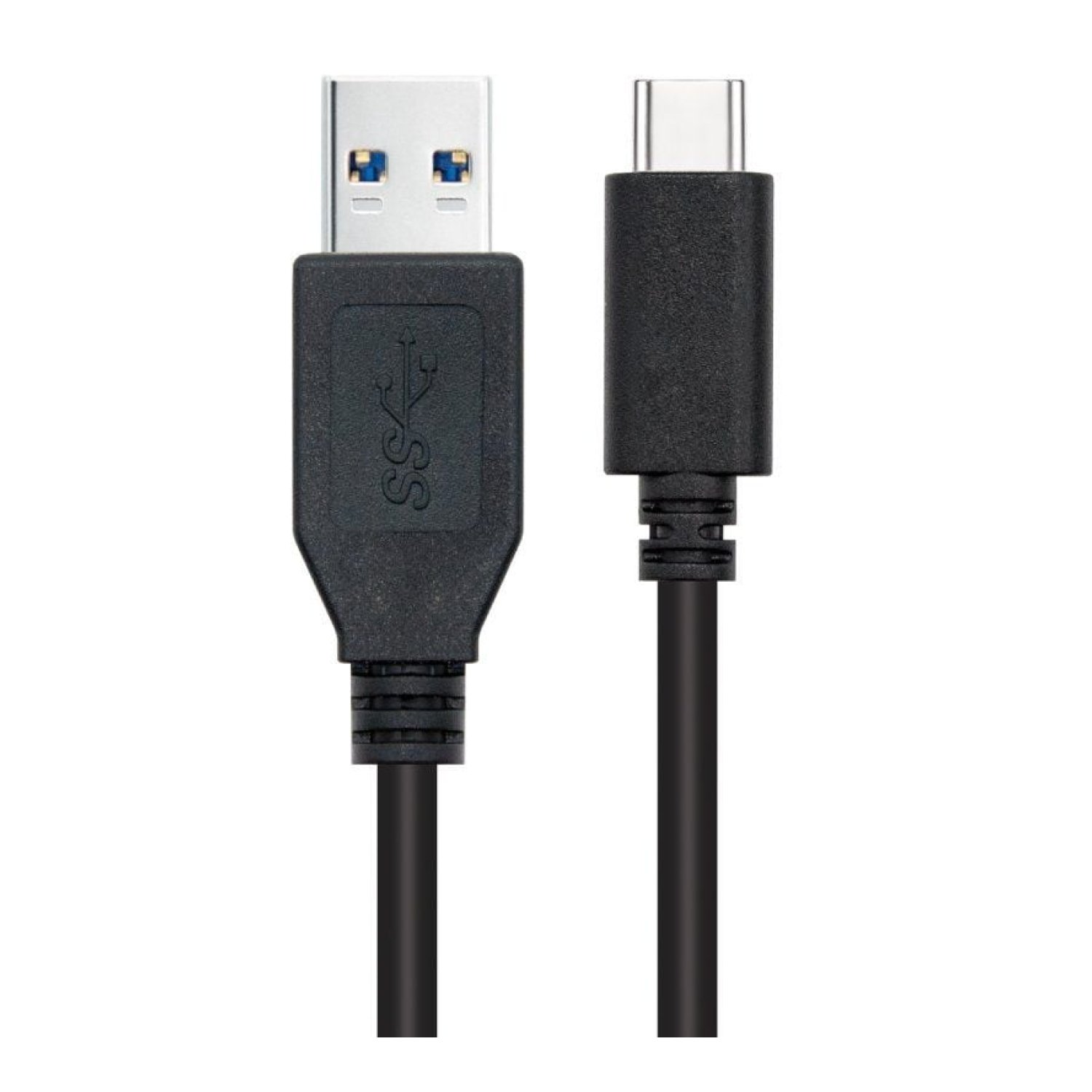 Nanocable · Cable USB 3.1 Tipo-C · 10Gbps · 2m · Negro
