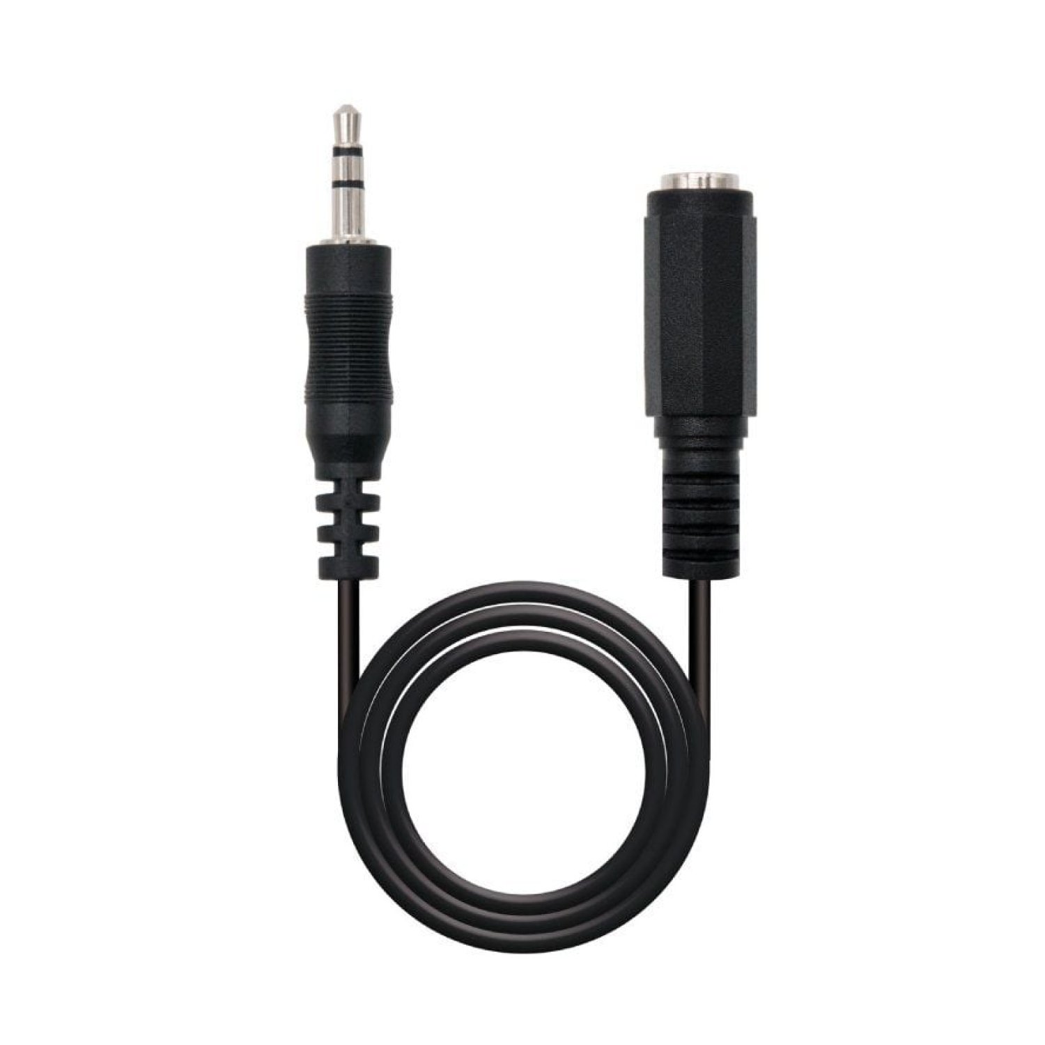 Nanocable · Cable Estéreo Jack 3.5 · 3 metros · Negro