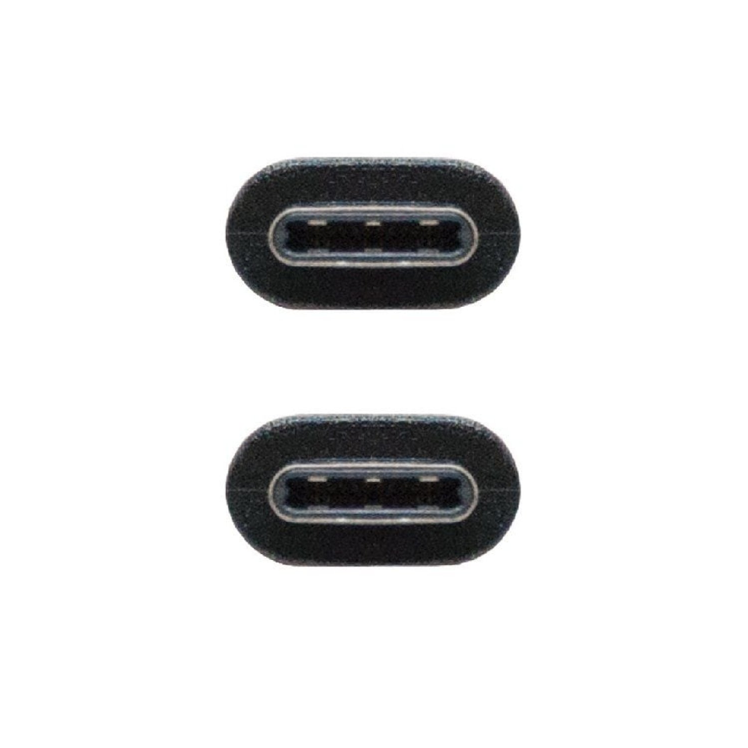 Nanocable · Cable USB 3.1 · USB Tipo-C Macho a Tipo-C · 1m · Negro