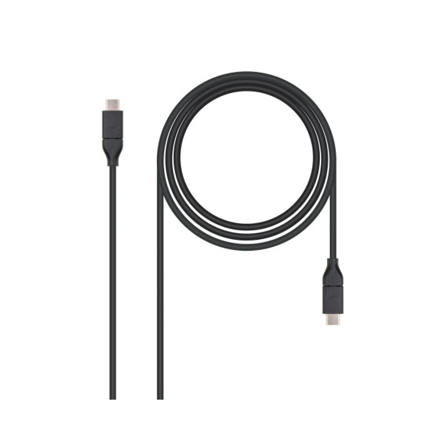 Nanocable · Cable USB 3.1 · USB Tipo-C Macho a Tipo-C · 1m · Negro