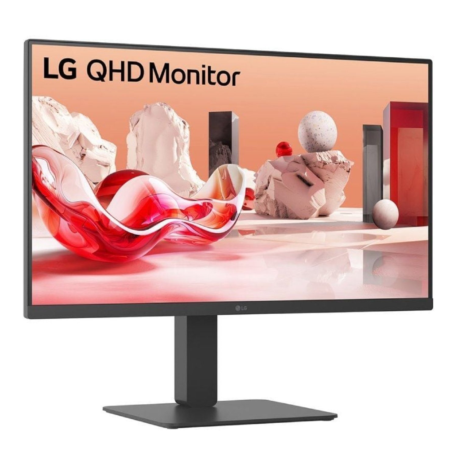 LG Monitor Profesional 27" · QHD · Regulable en altura · Multimedia · Negro