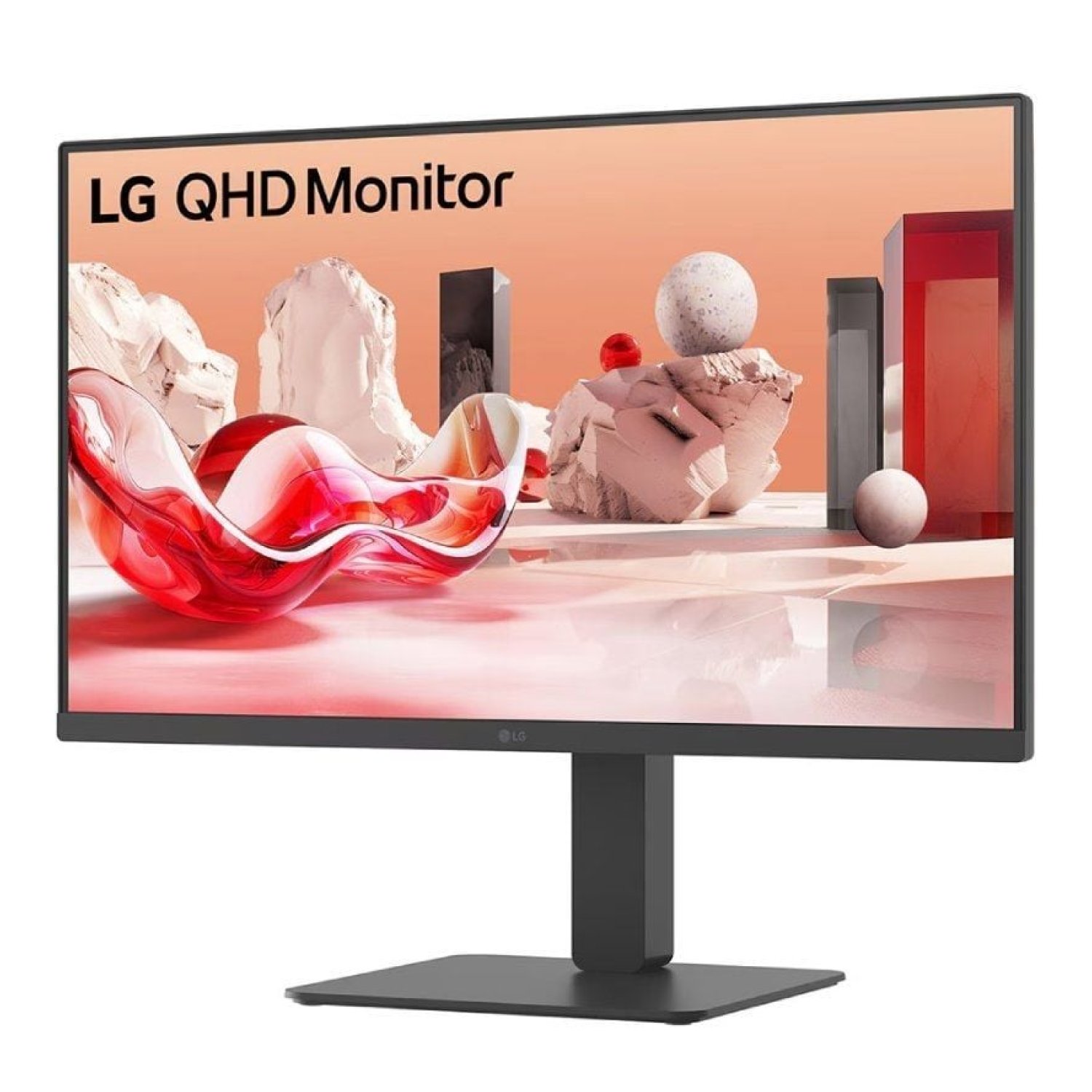 LG Monitor Profesional 27" · QHD · Regulable en altura · Multimedia · Negro