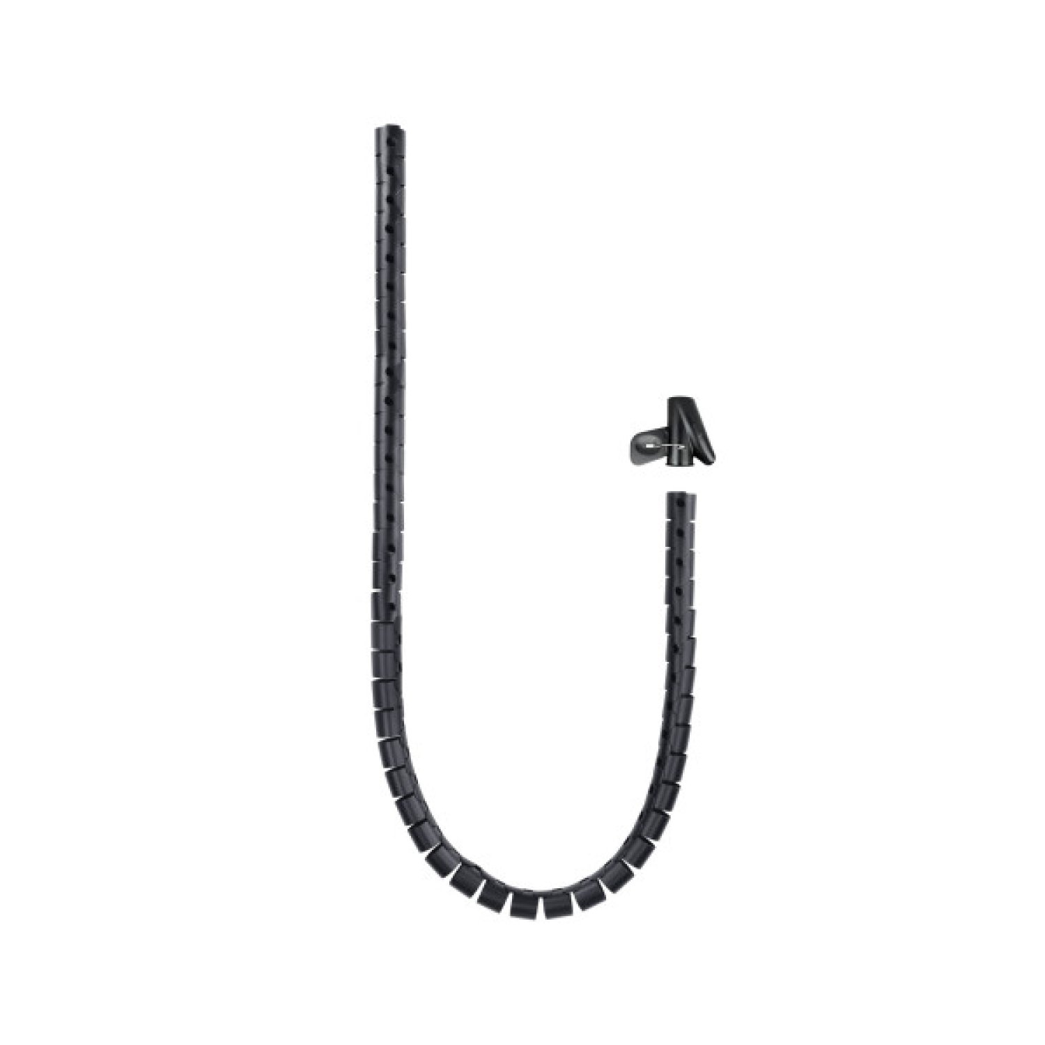 Nanocable · Organizador de Cables en Espiral · 2m · Negro