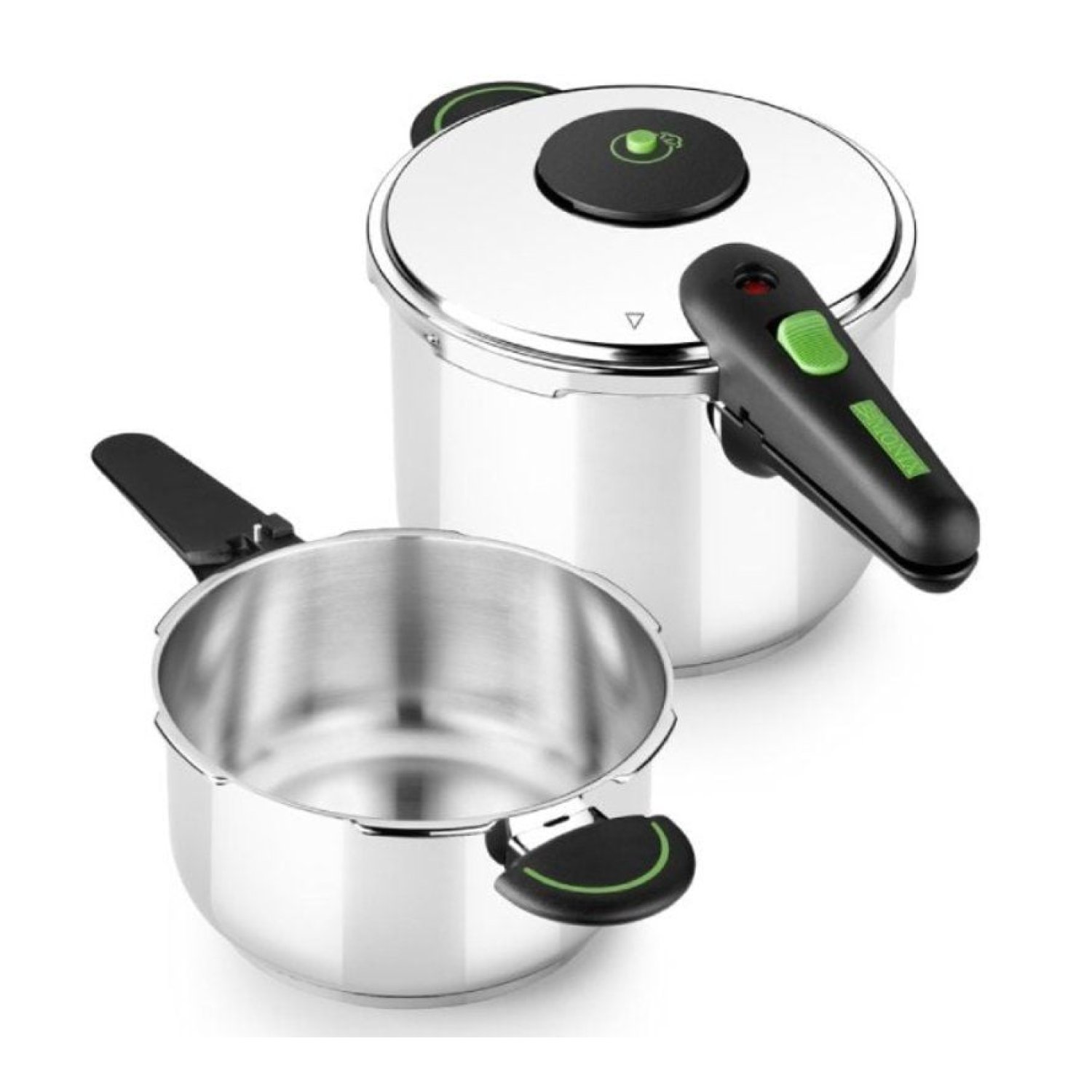 Monix Presto · Pack 2 Ollas a Presión · 4L + 6L · Aptas Inducción