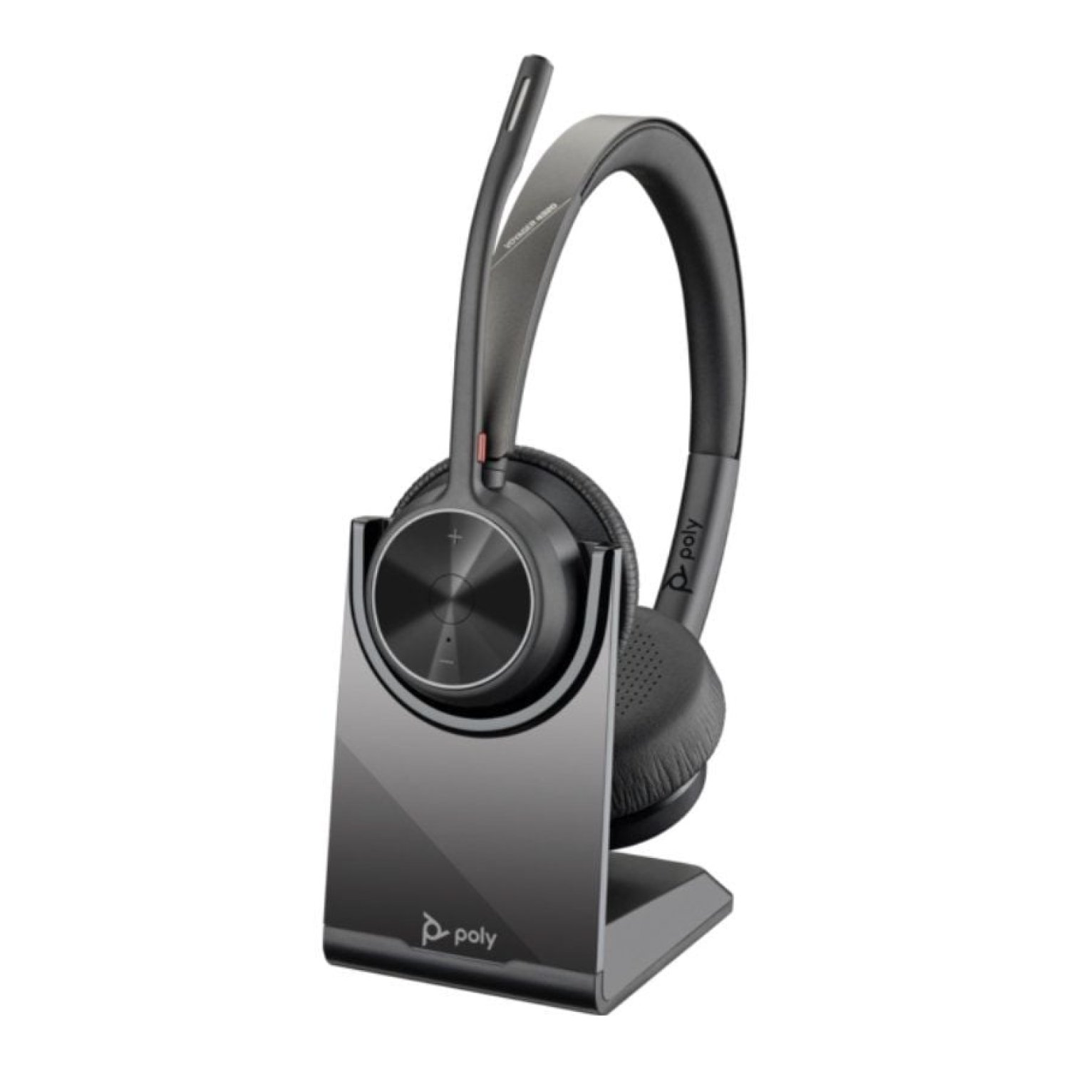 Poly Voyager 4320 · Auriculares Inalámbricos · Bluetooth · Micrófono · Base de Carga + Adaptador BT700