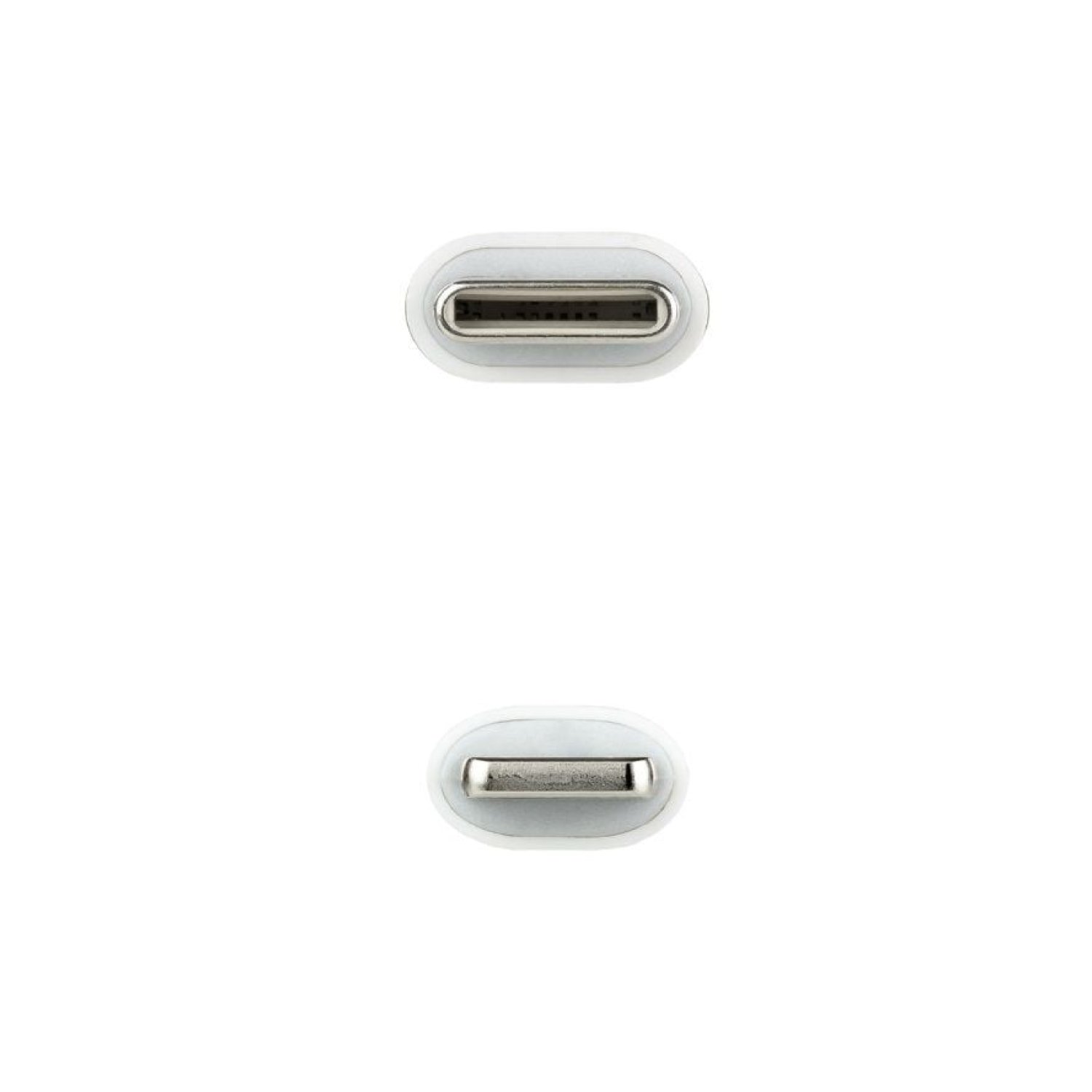Nanocable · Cable USB-C a Lightning · 2m · Blanco