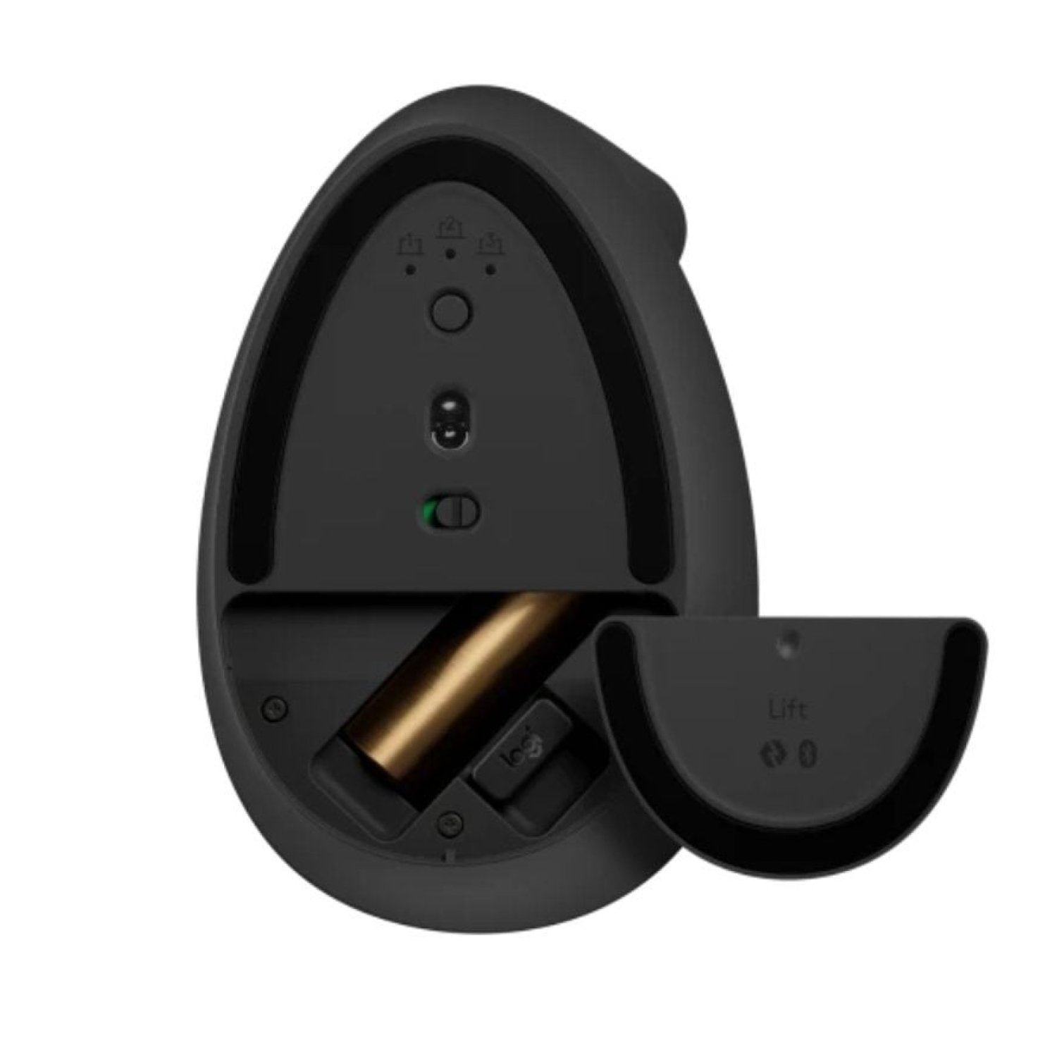 Logitech Lift · Ratón Vertical Inalámbrico · Ergonómico · 4000 DPI · Grafito