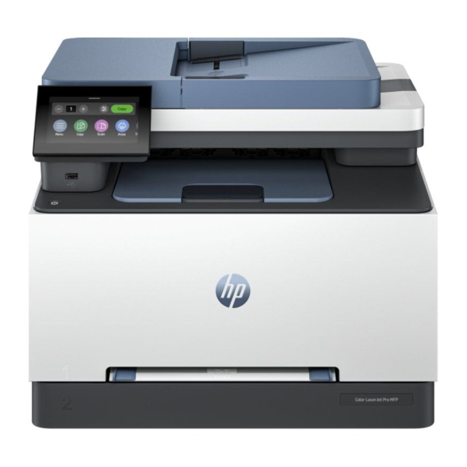 HP LaserJet Pro MFP 3302FDN · Multifunción Láser Color · Fax · Dúplex · Blanca y Azul