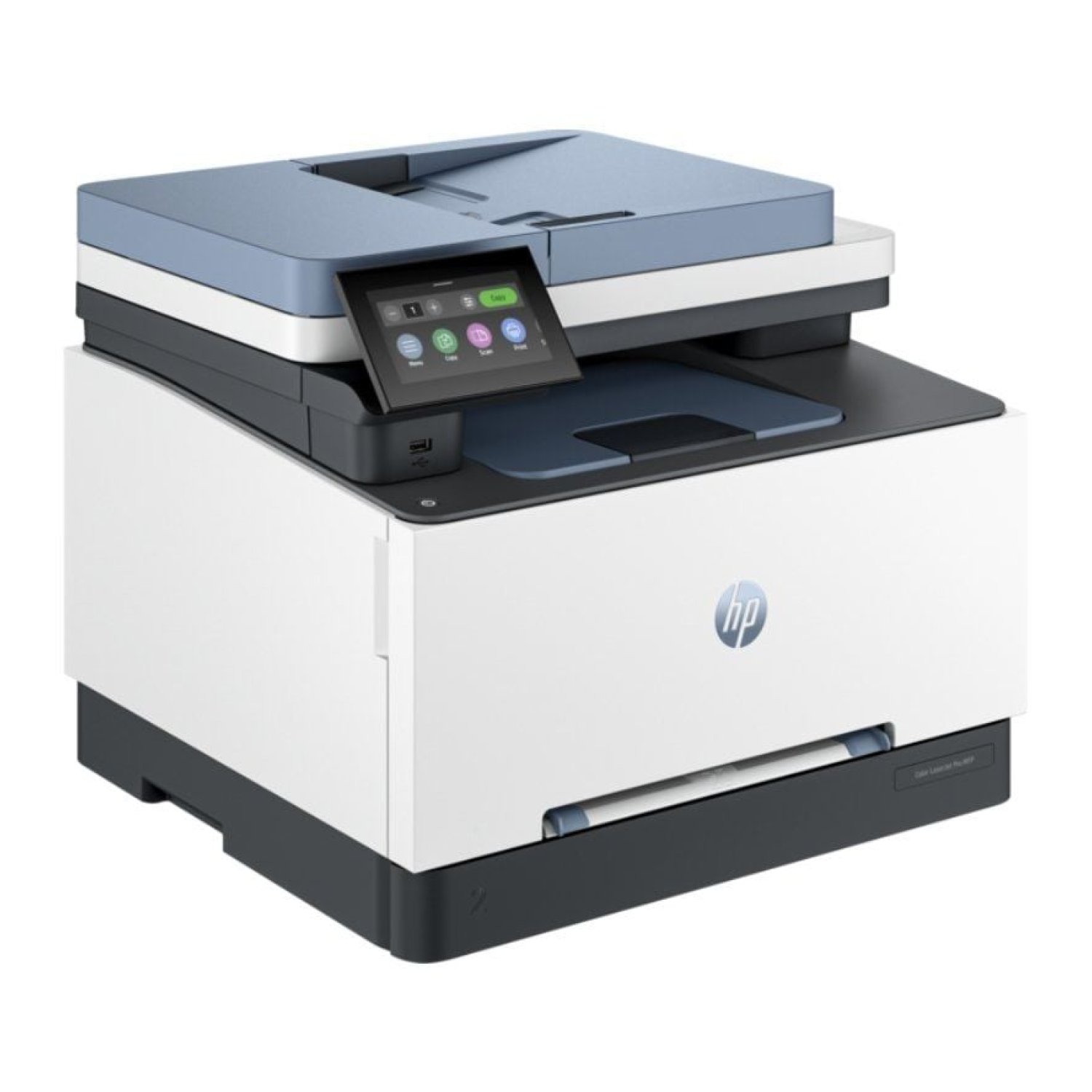 HP LaserJet Pro MFP 3302FDN · Multifunción Láser Color · Fax · Dúplex · Blanca y Azul