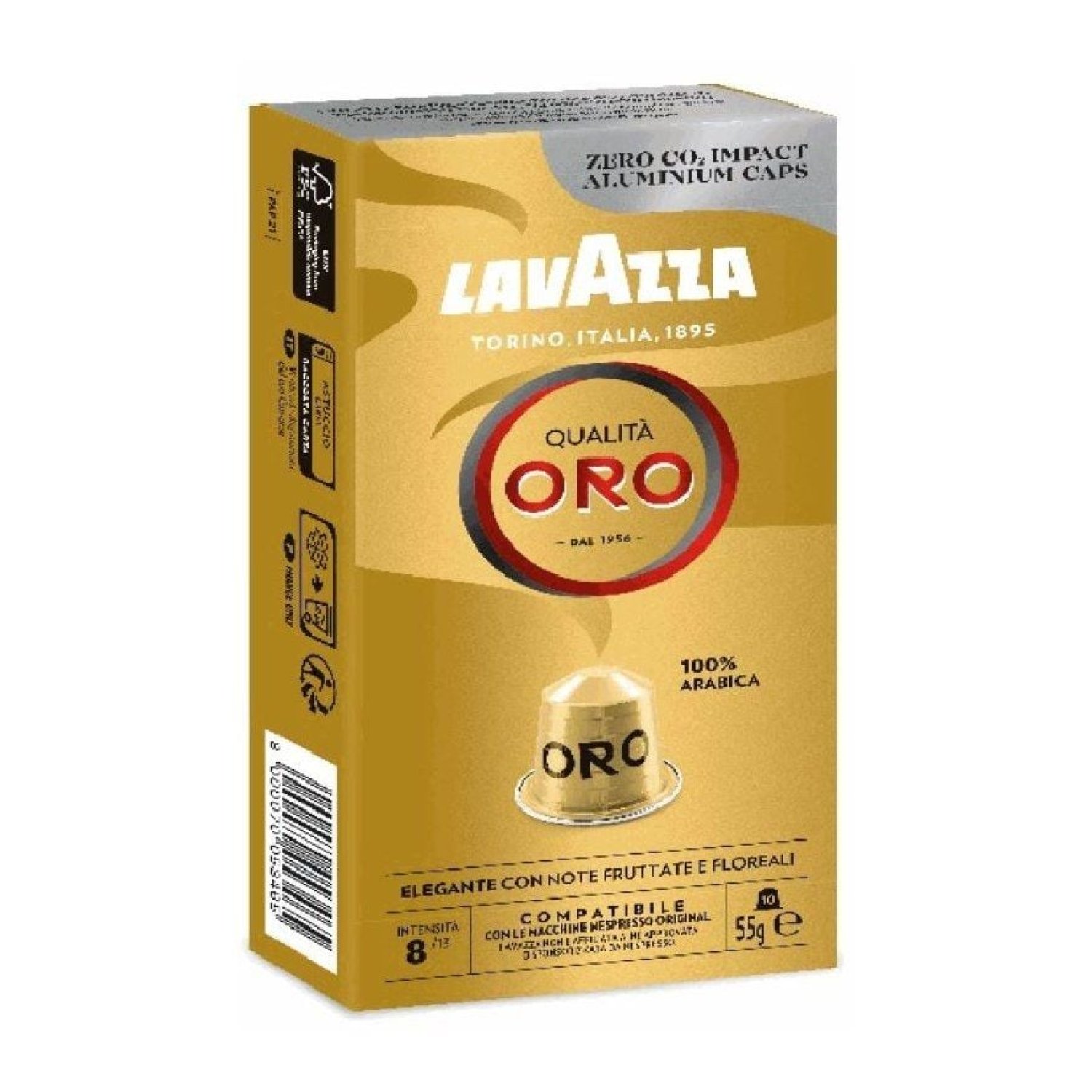 Lavazza Qualitá Oro · Cápsulas Nespresso · Caja de 10 unidades