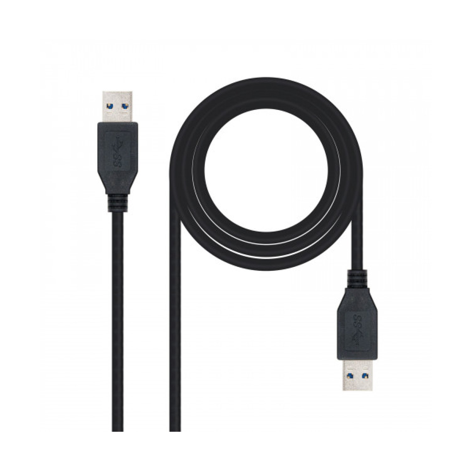 Nanocable · USB 3.0 · 2m · 5Gbps · Negro